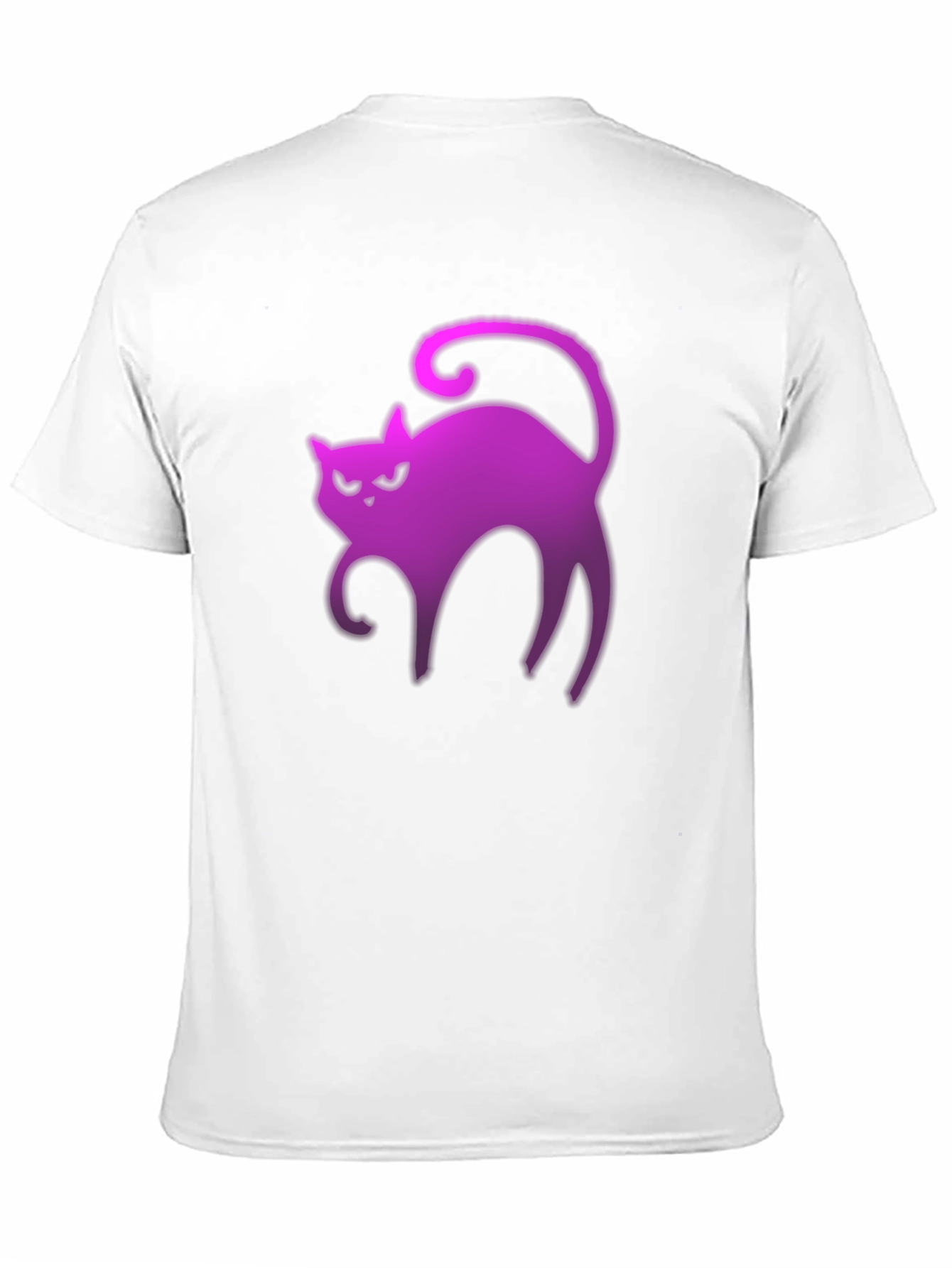 Neon Cat Graphic Tee - Spooky Vibes