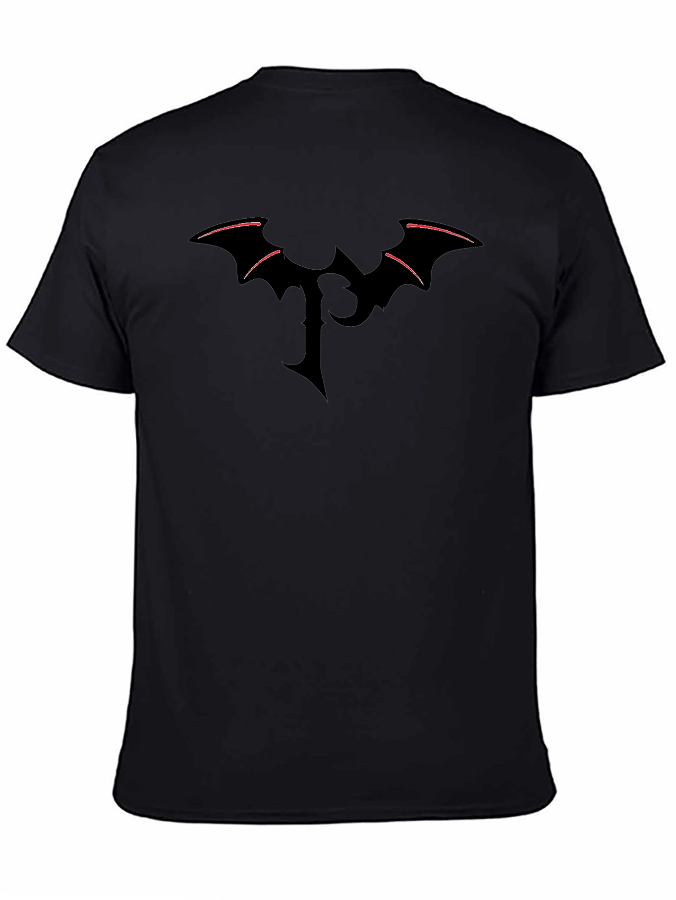 Dark Fantasy T-Shirt - Bat Wing Emblem