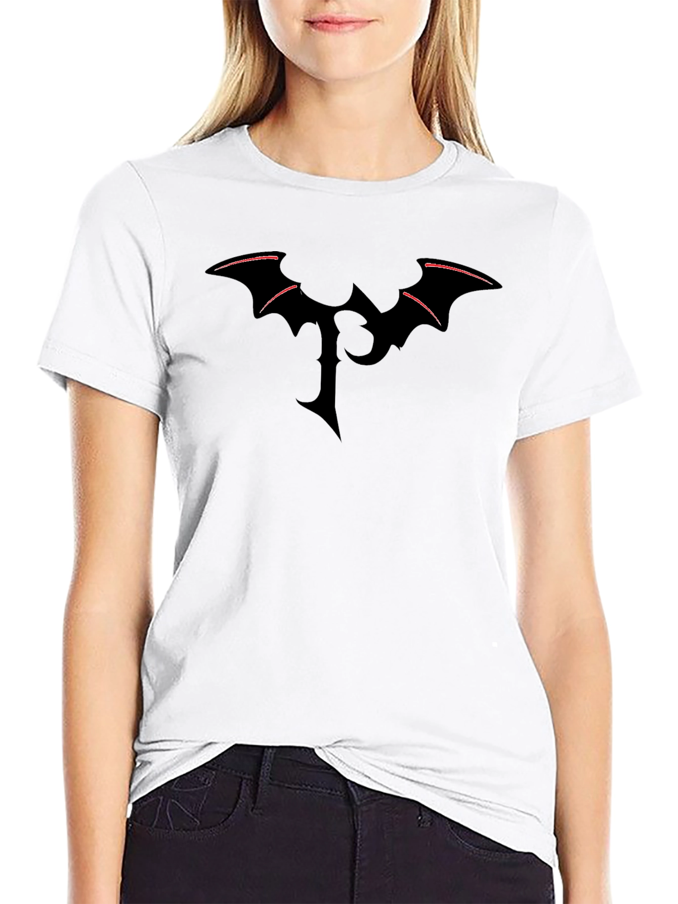 Dark Fantasy T-Shirt - Bat Wing Emblem