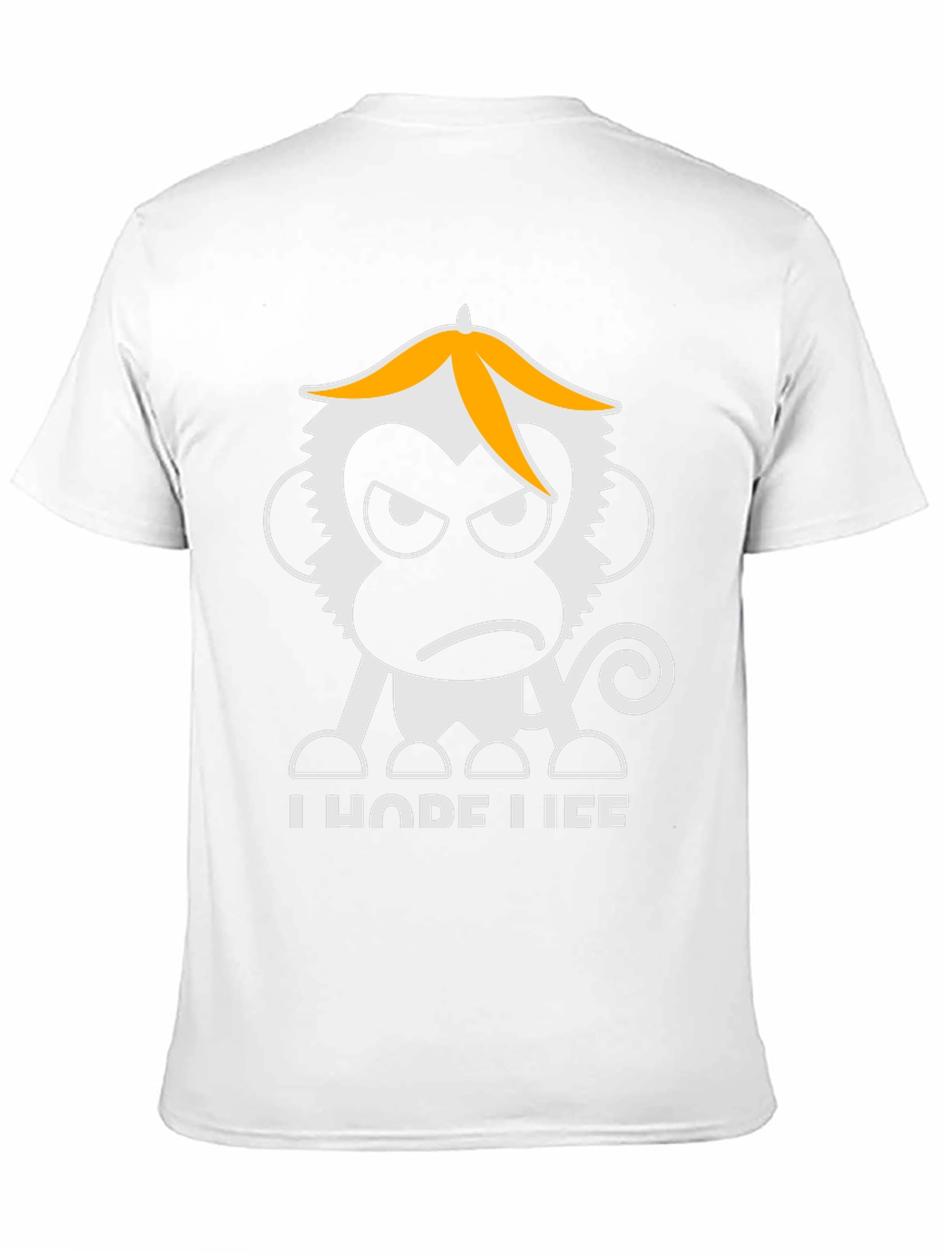 Grumpy Monkey Graphic T-Shirt - Black