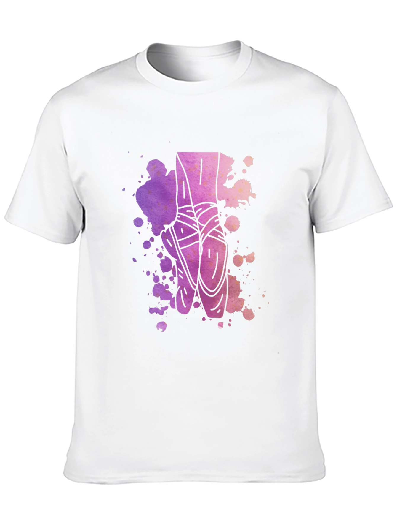 Ballet Pointe Shoes Graphic Tee - Artistic Design
