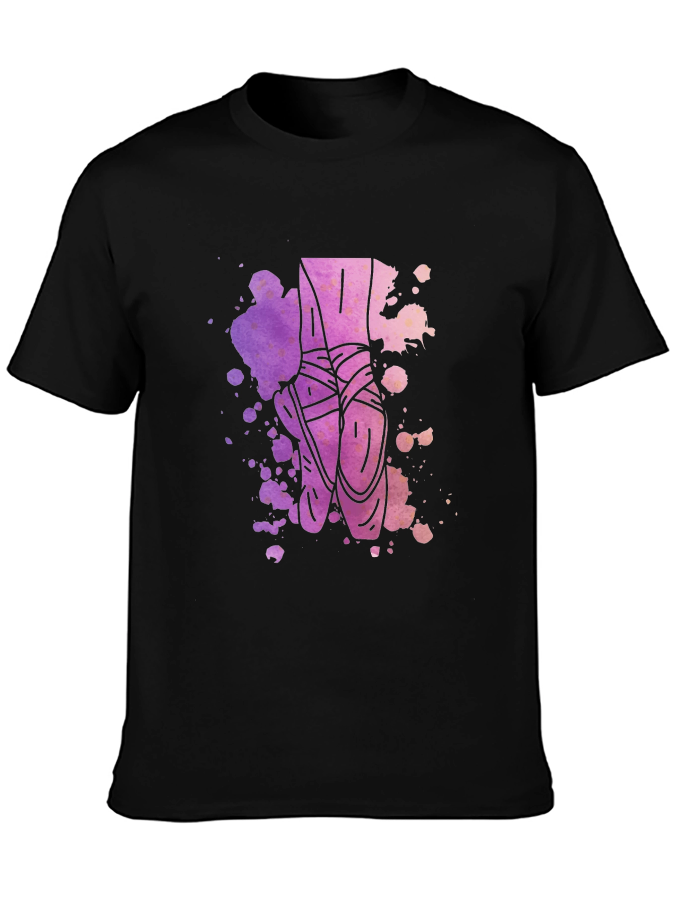 Ballet Pointe Shoes Graphic Tee - Artistic Design
