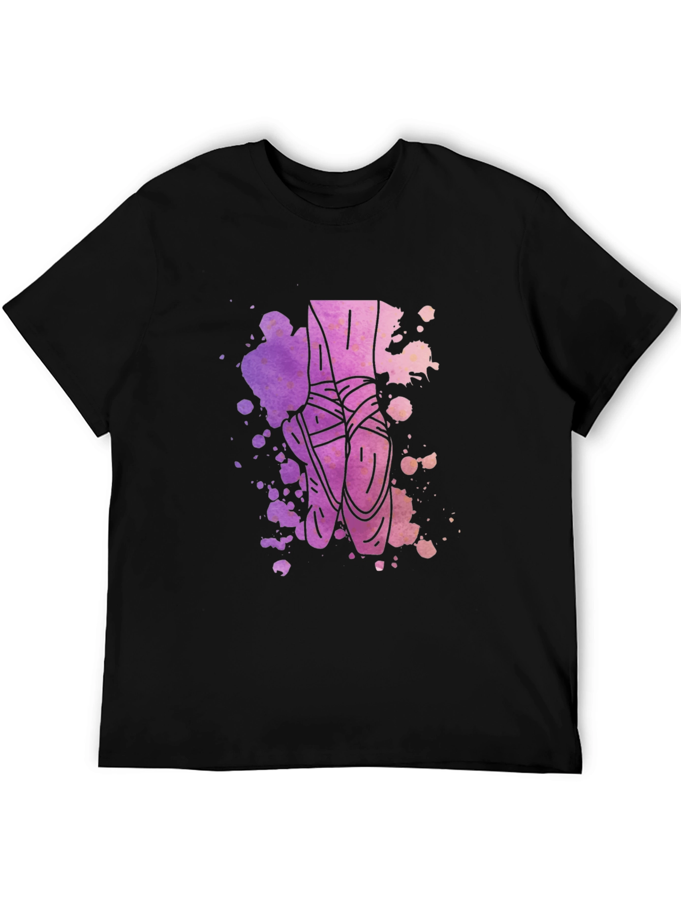 Ballet Pointe Shoes Graphic Tee - Artistic Design