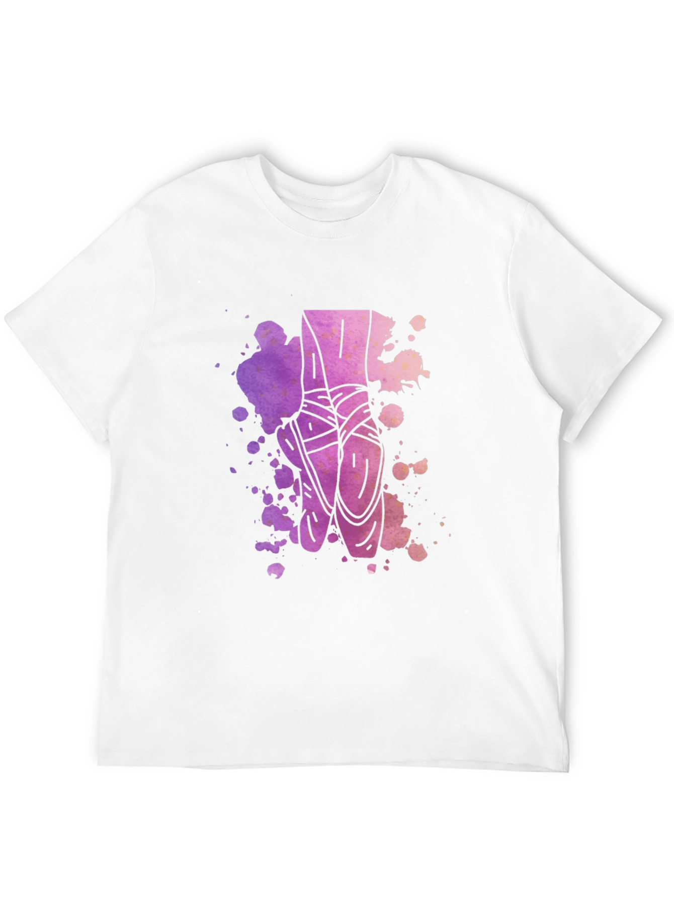 Ballet Pointe Shoes Graphic Tee - Artistic Design