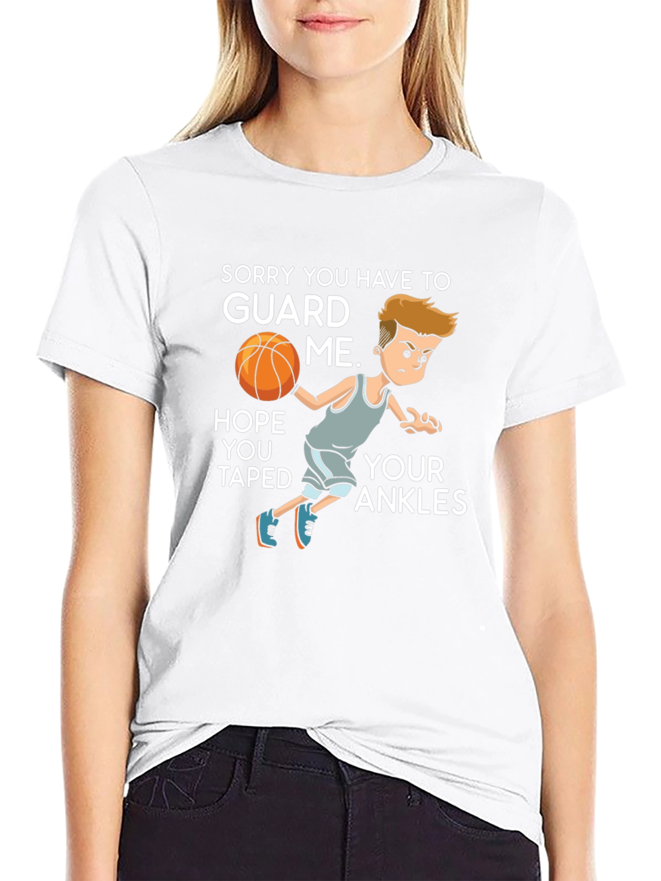 Guard Me Basketball Graphic T-Shirt
