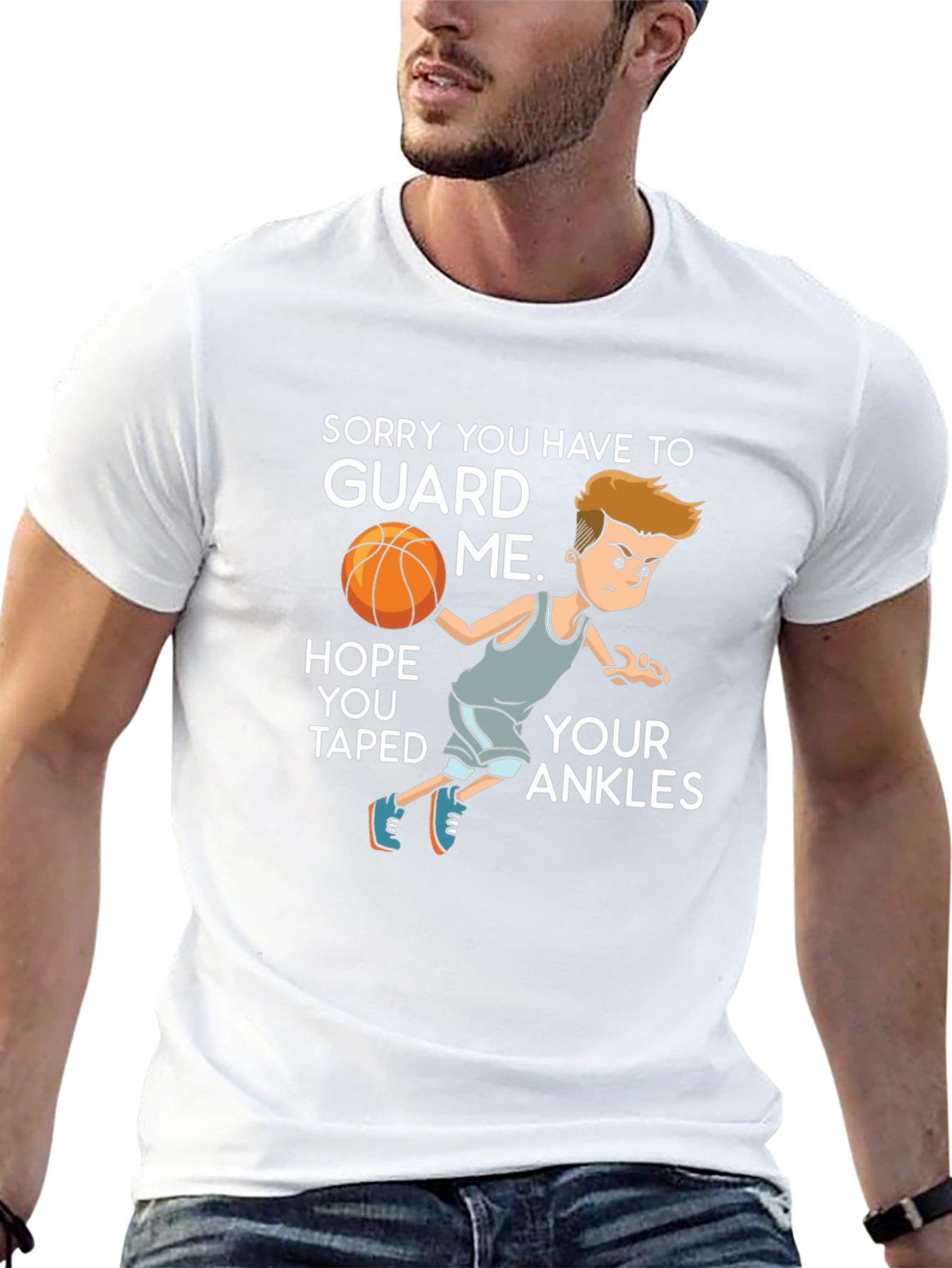 Guard Me Basketball Graphic T-Shirt
