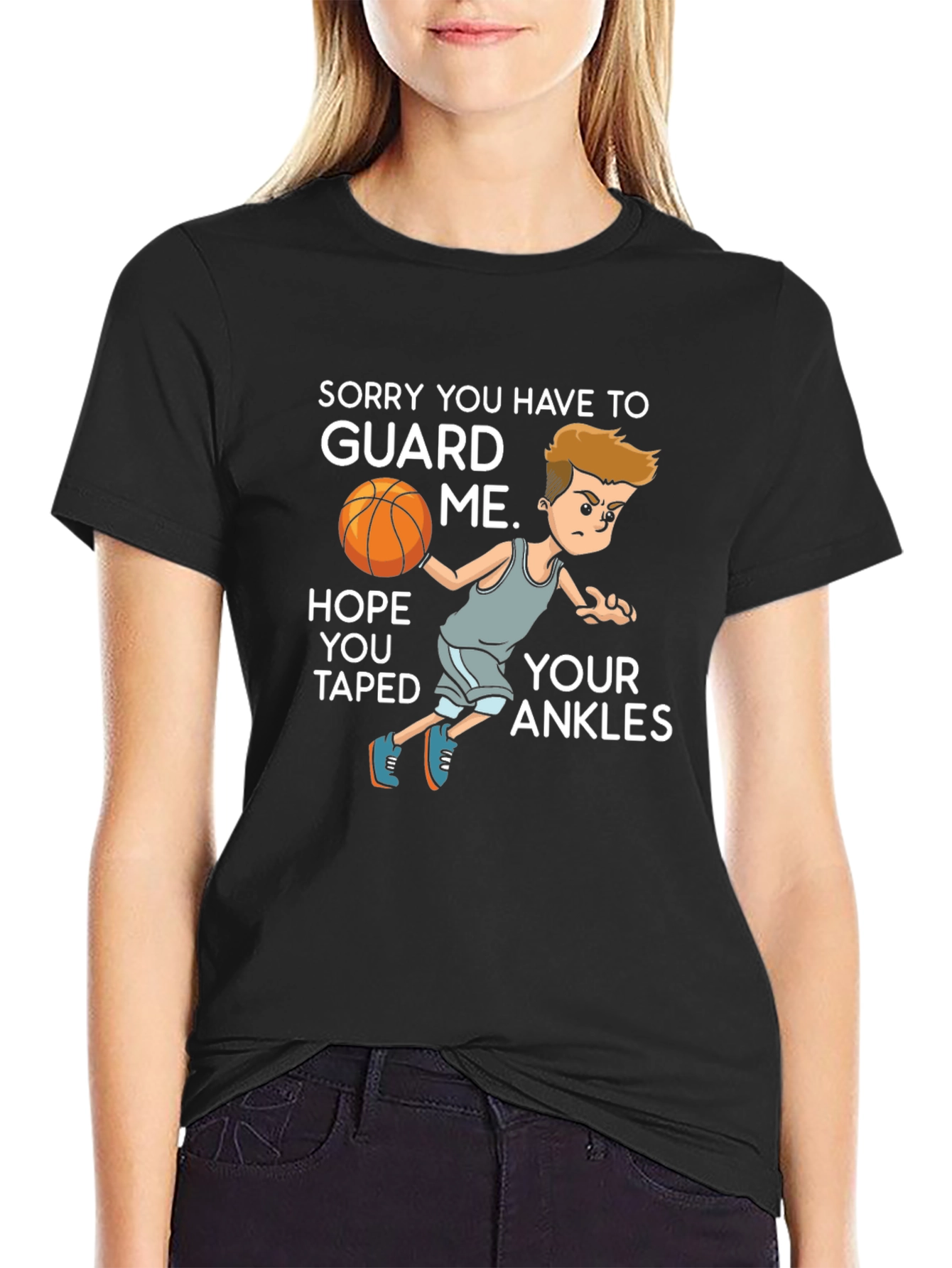 Guard Me Basketball Graphic T-Shirt