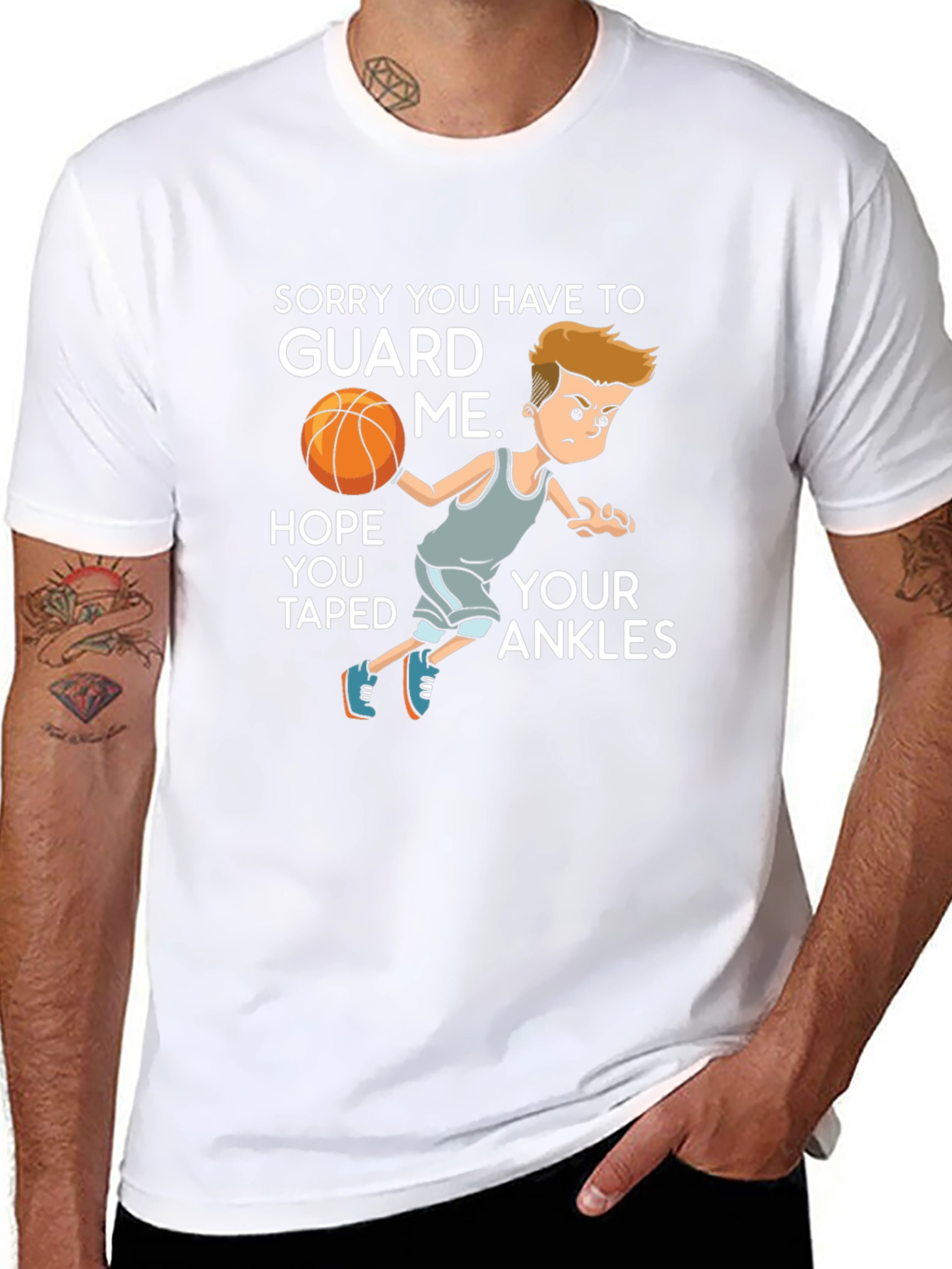 Guard Me Basketball Graphic T-Shirt