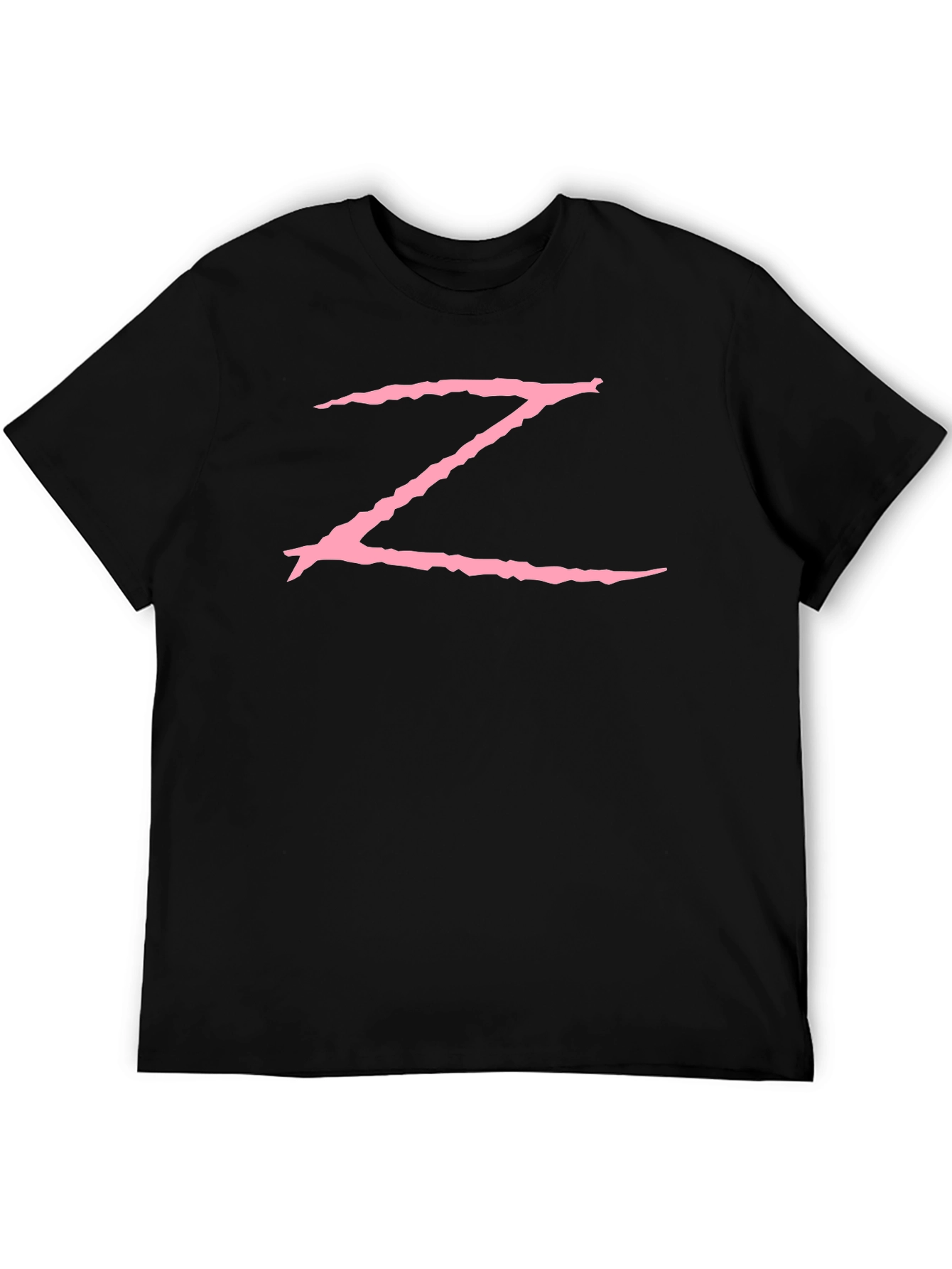Pink Z Graphic Black Tee