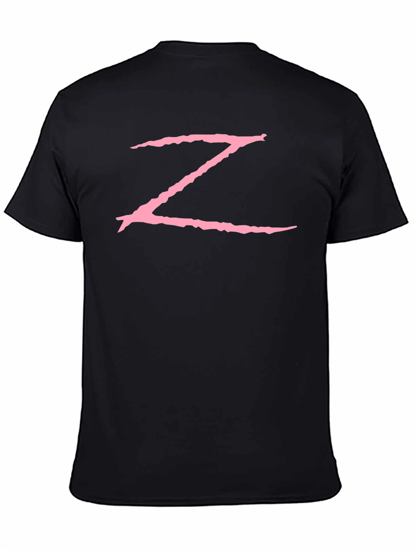 Pink Z Graphic Black Tee
