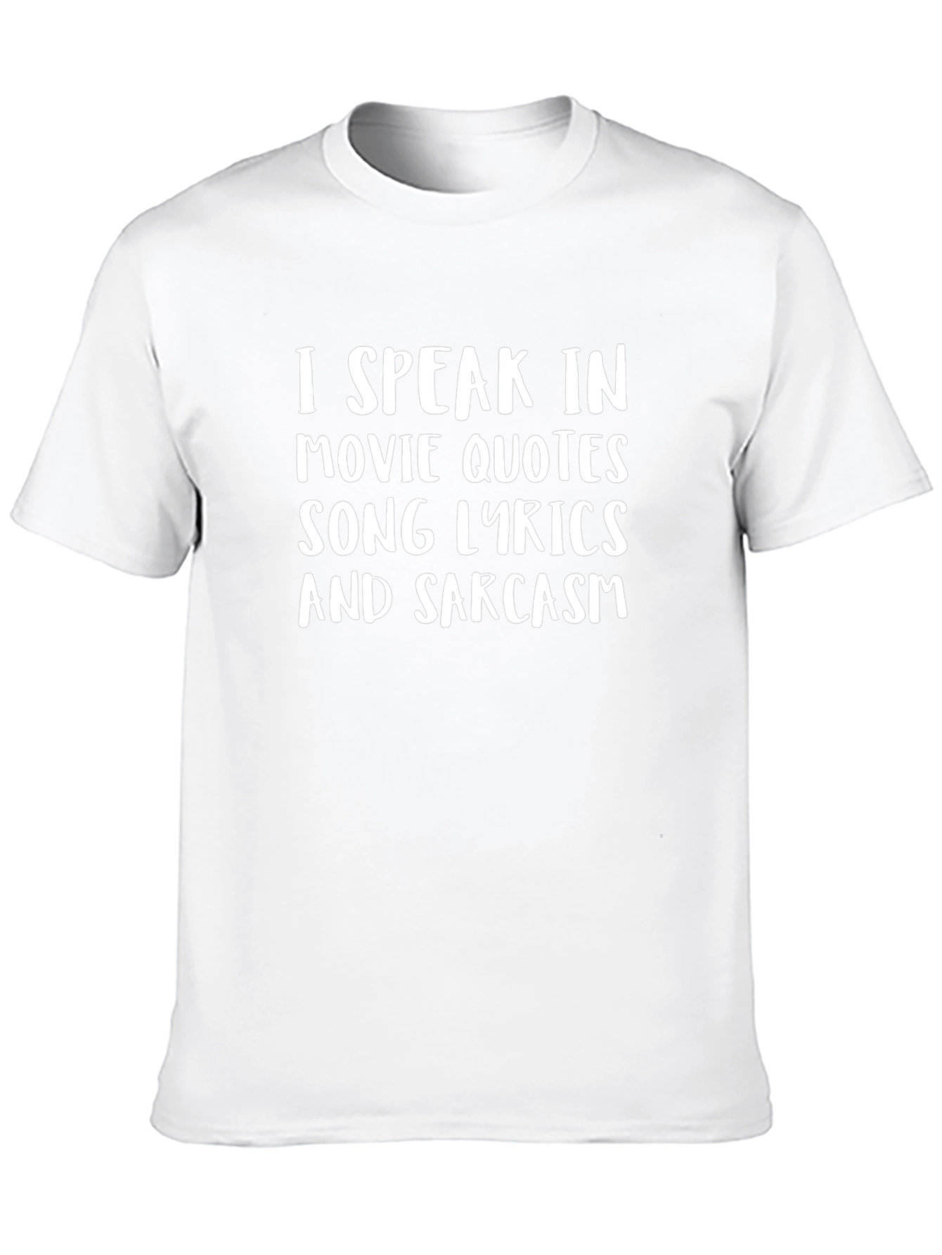Movie Quotes Song Lyrics Sarcasm Black T-Shirt