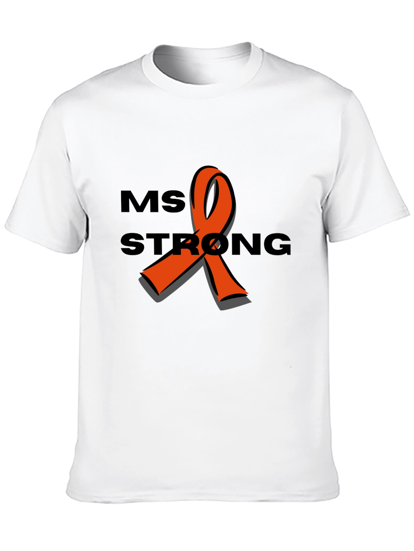 MS Strong Awareness Ribbon Graphic T-Shirt