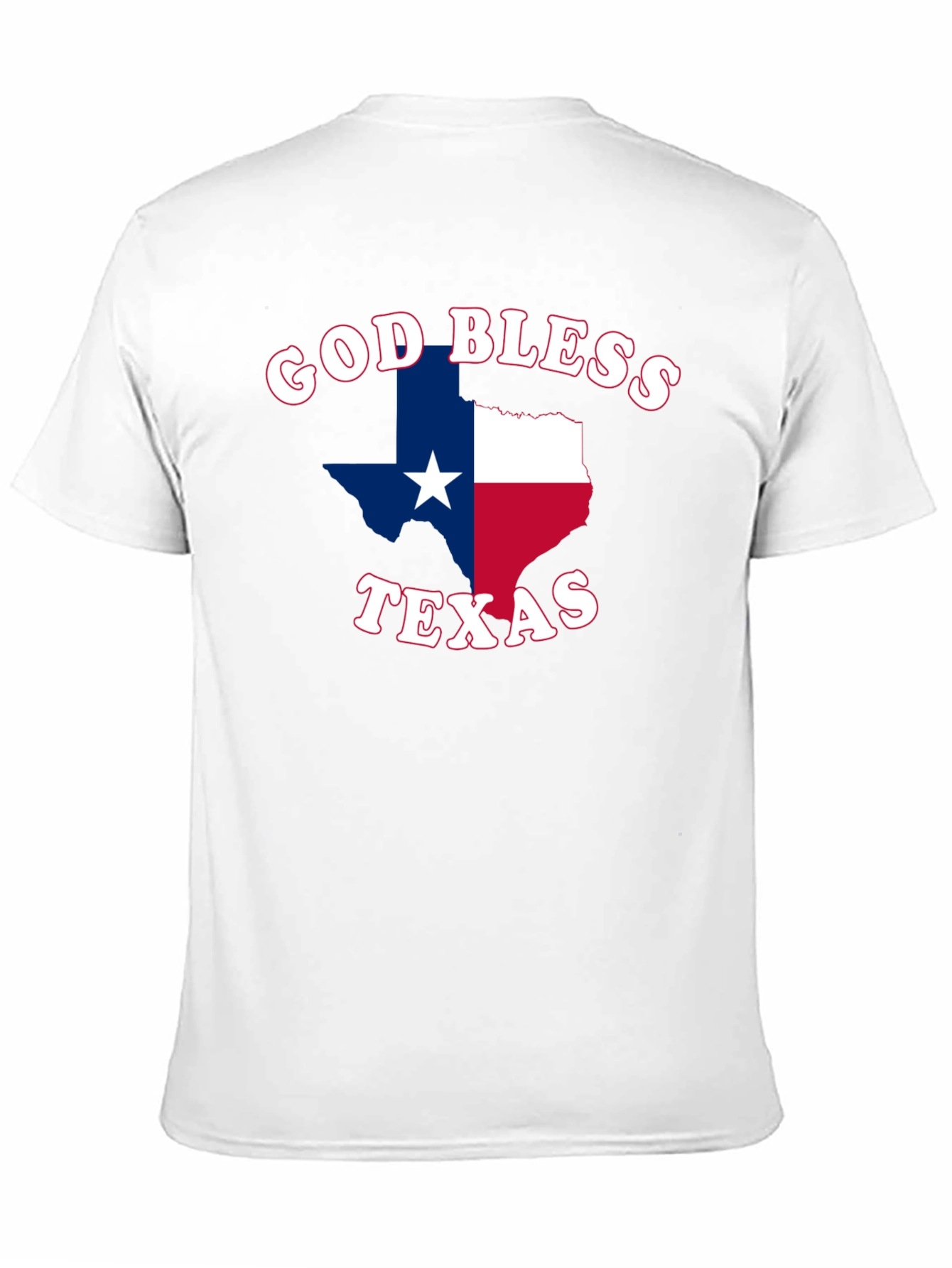 God Bless Texas Graphic Tee - Patriotic Pride