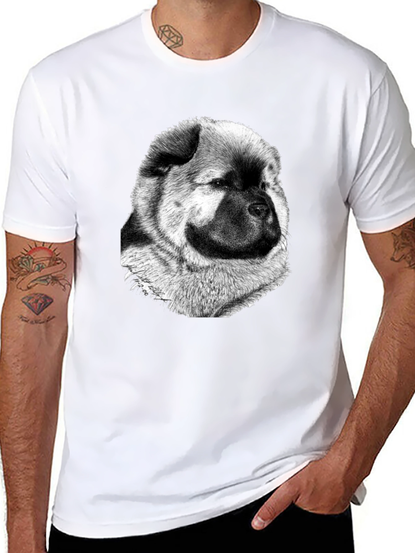 Chow Chow Dog Breed Graphic T-Shirt