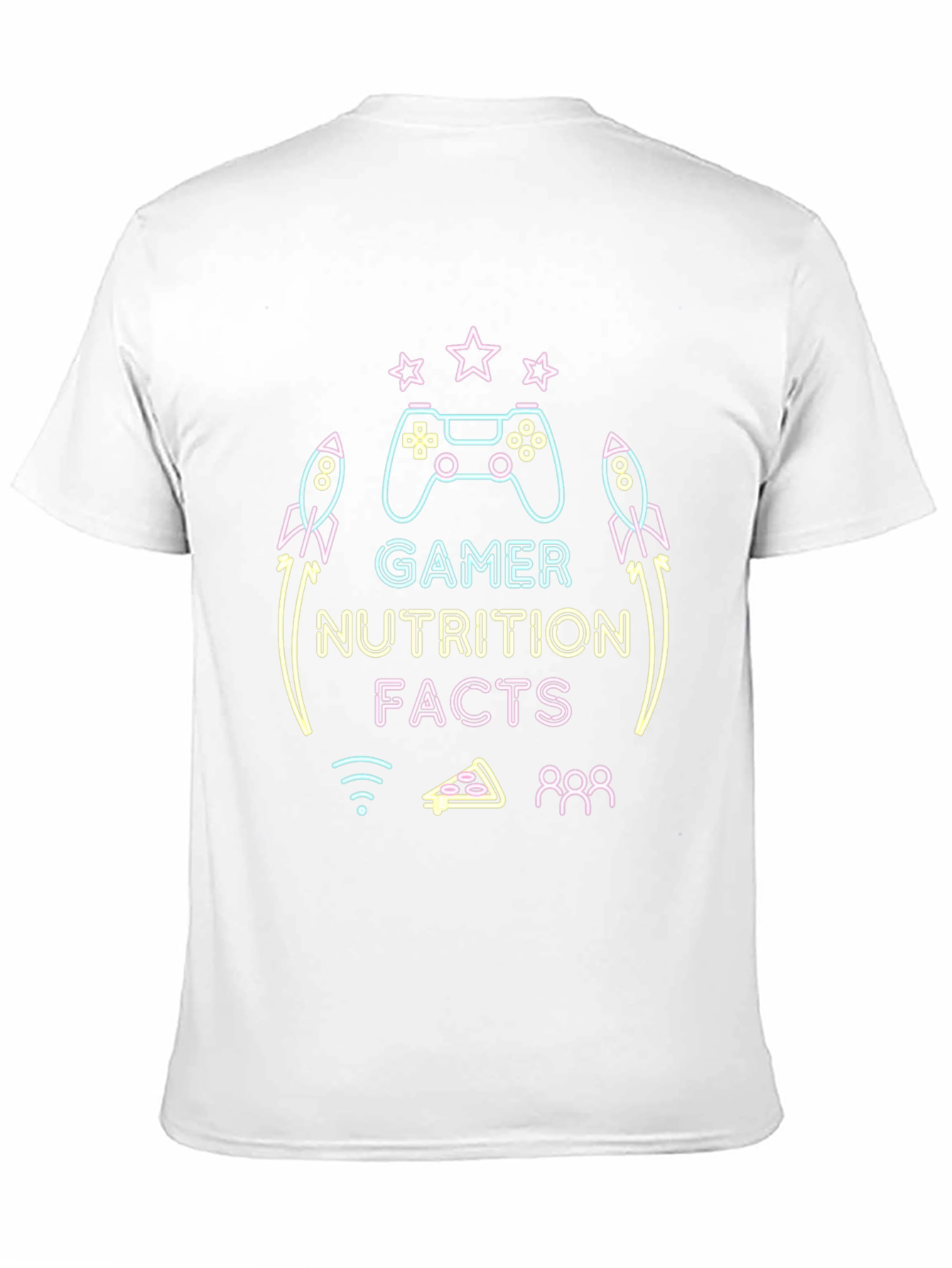 Gamer Nutrition Facts Black T-Shirt