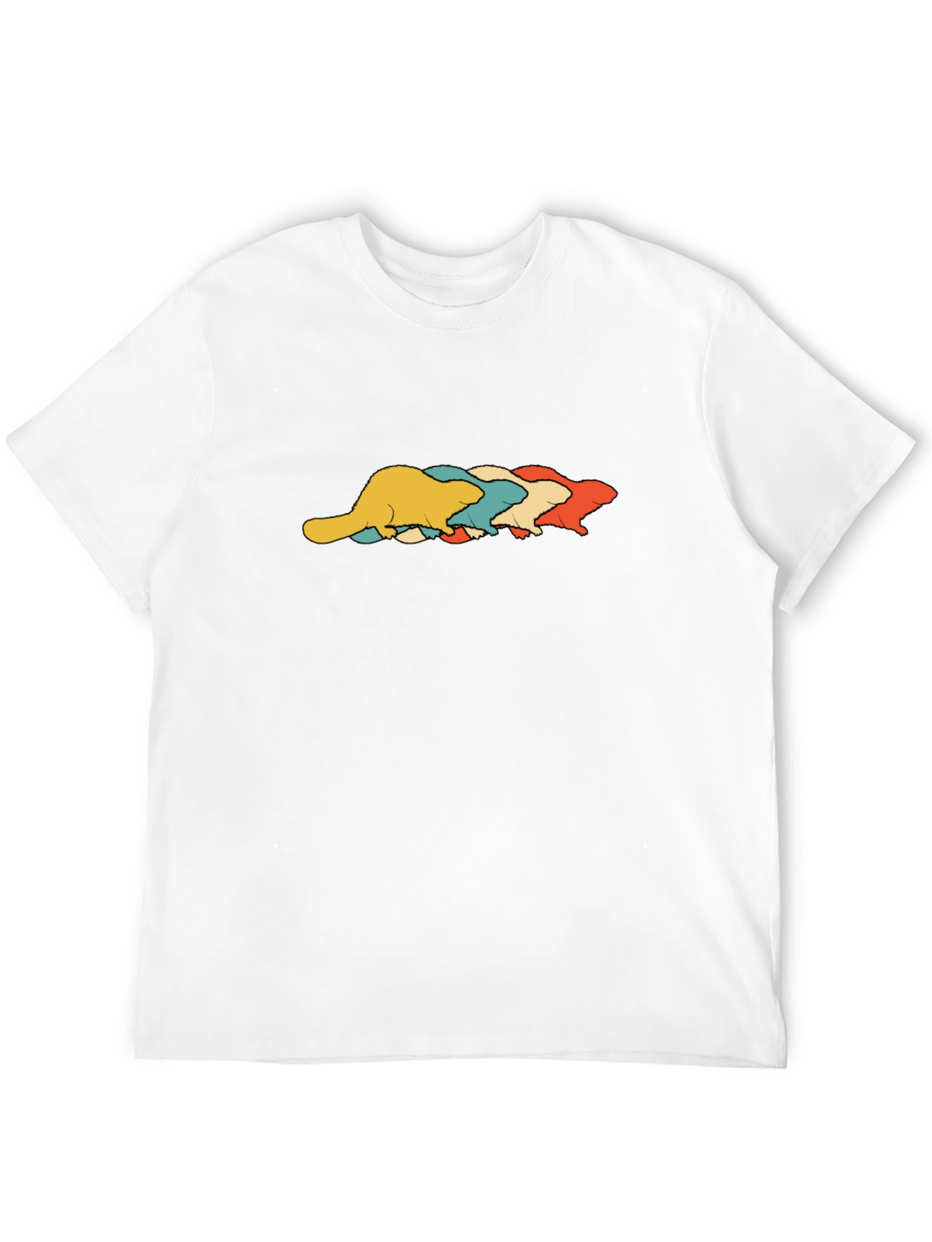 Retro Beaver T-Shirt - Black