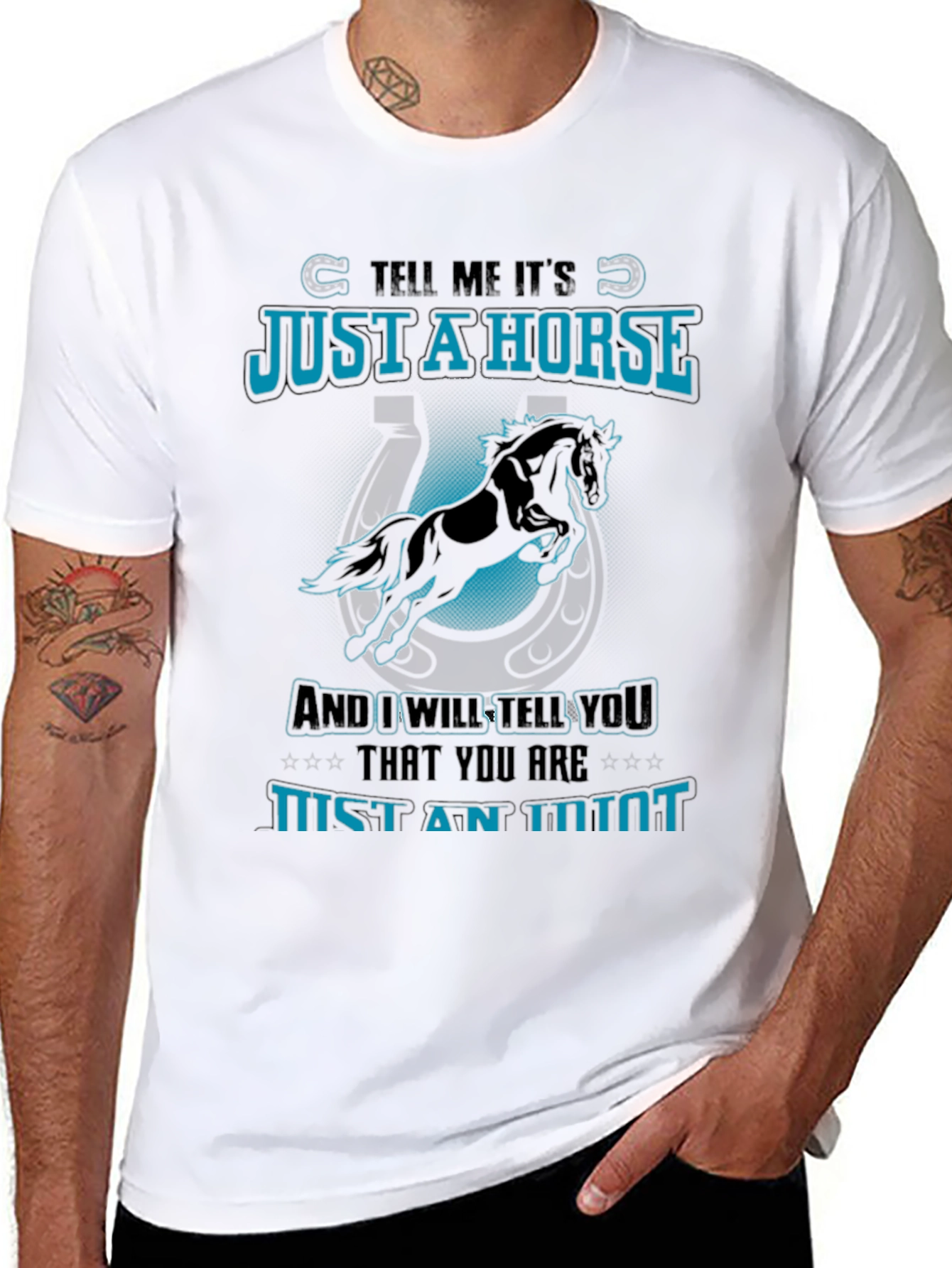 Just a Horse Tee - Animal Lover T-Shirt