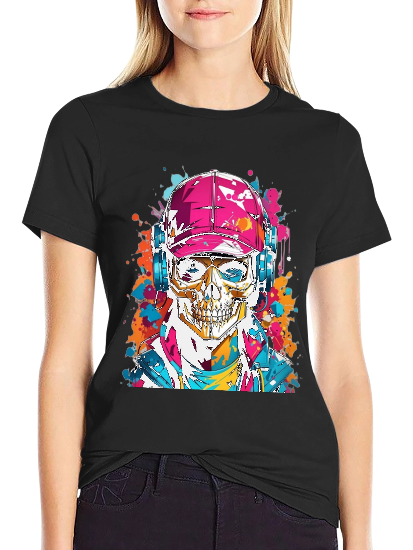 Skull Graphic Tee - Urban Style