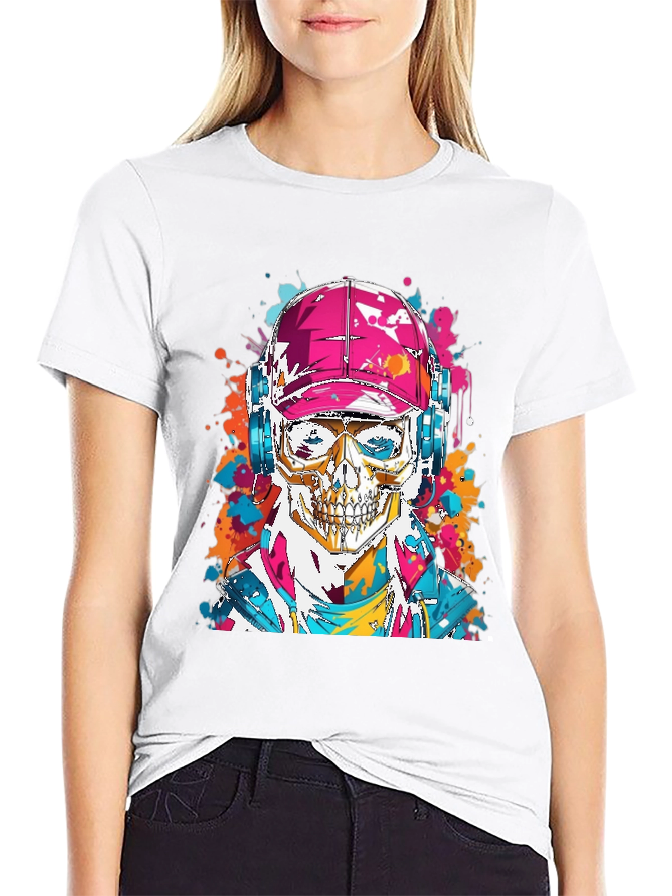 Skull Graphic Tee - Urban Style