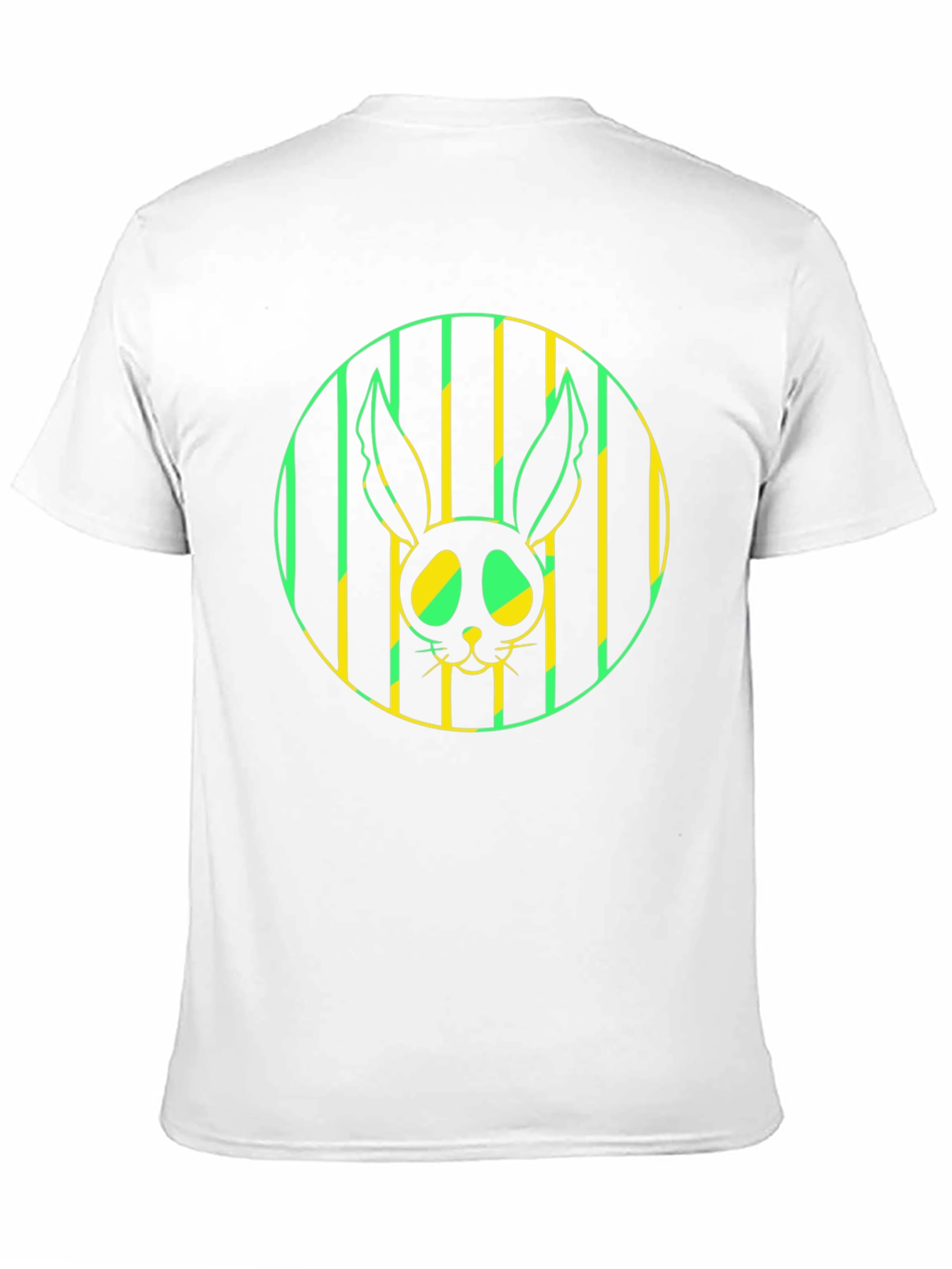 Rabbit Graphic Tee - Stylish Mens Black T-Shirt
