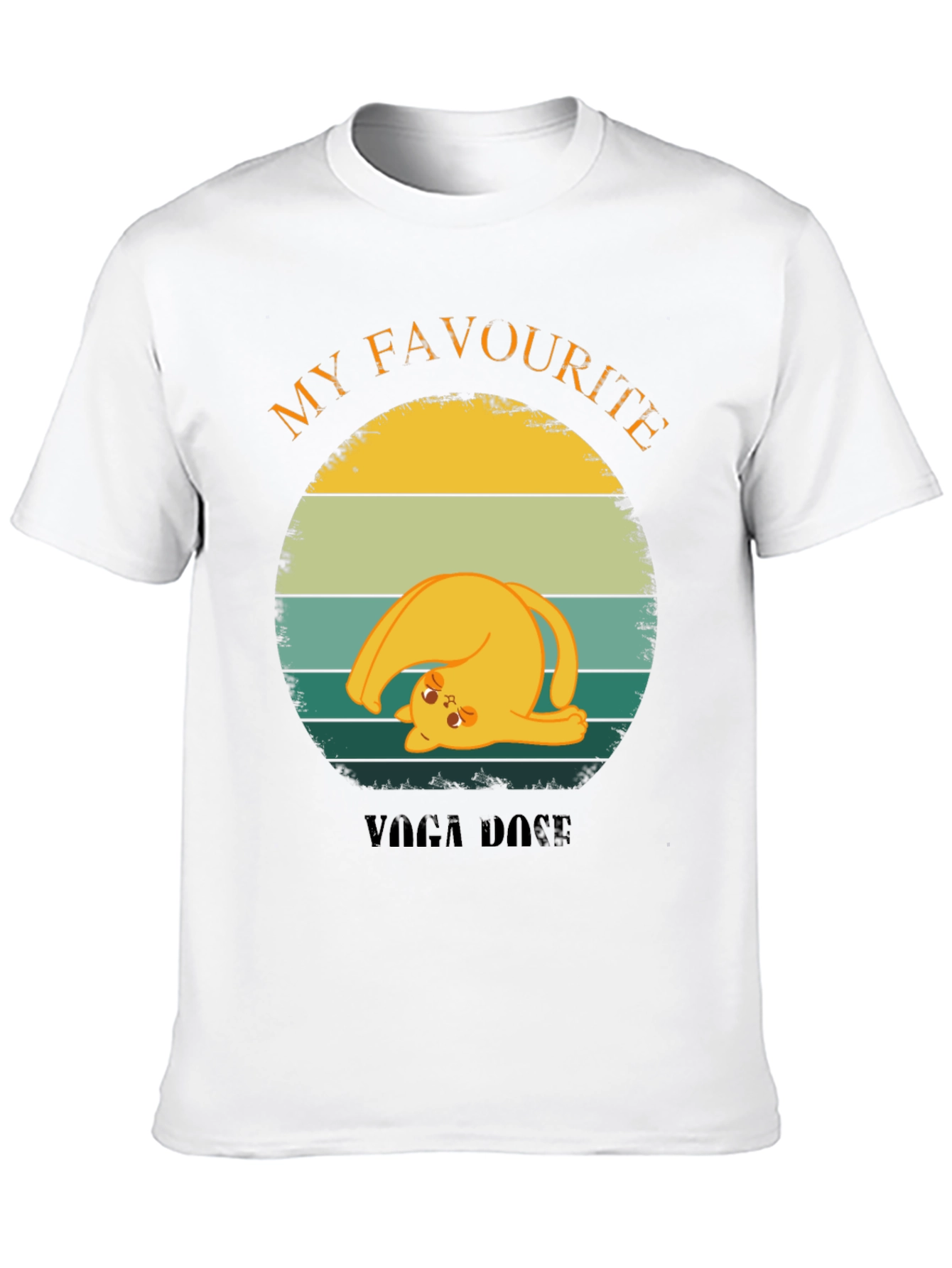Funny Cat Yoga Pose T-Shirt