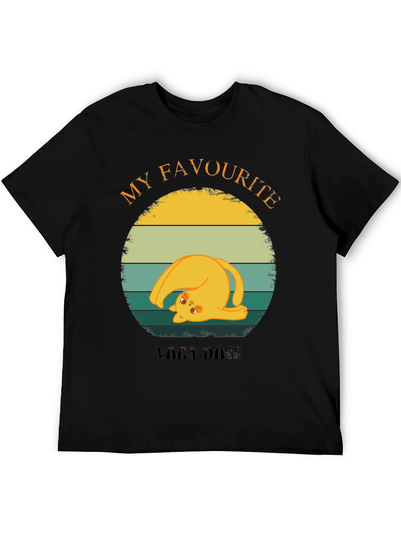 Funny Cat Yoga Pose T-Shirt