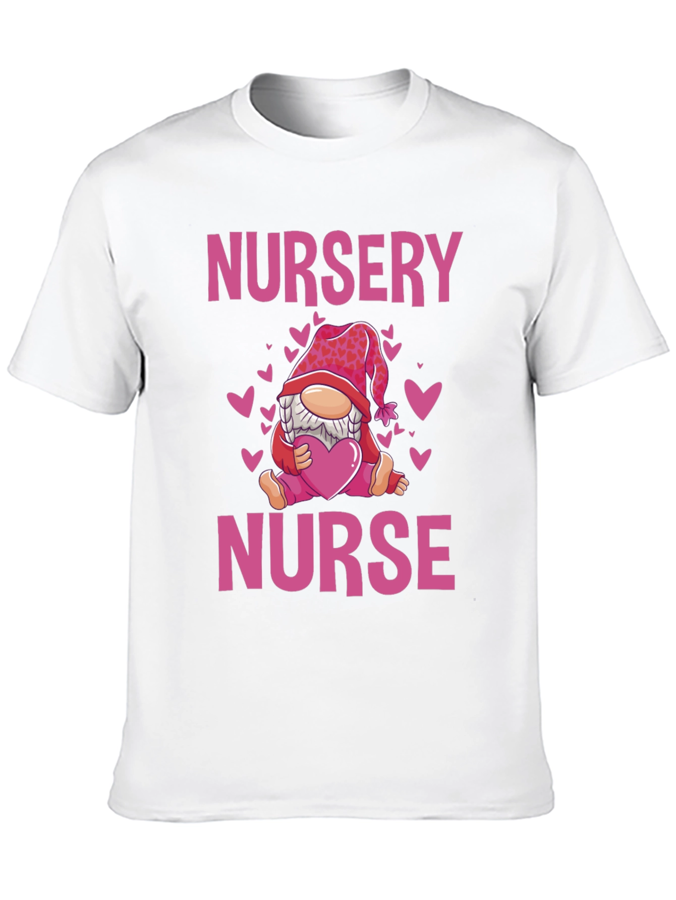 Nursery Nurse Valentines Day T-Shirt