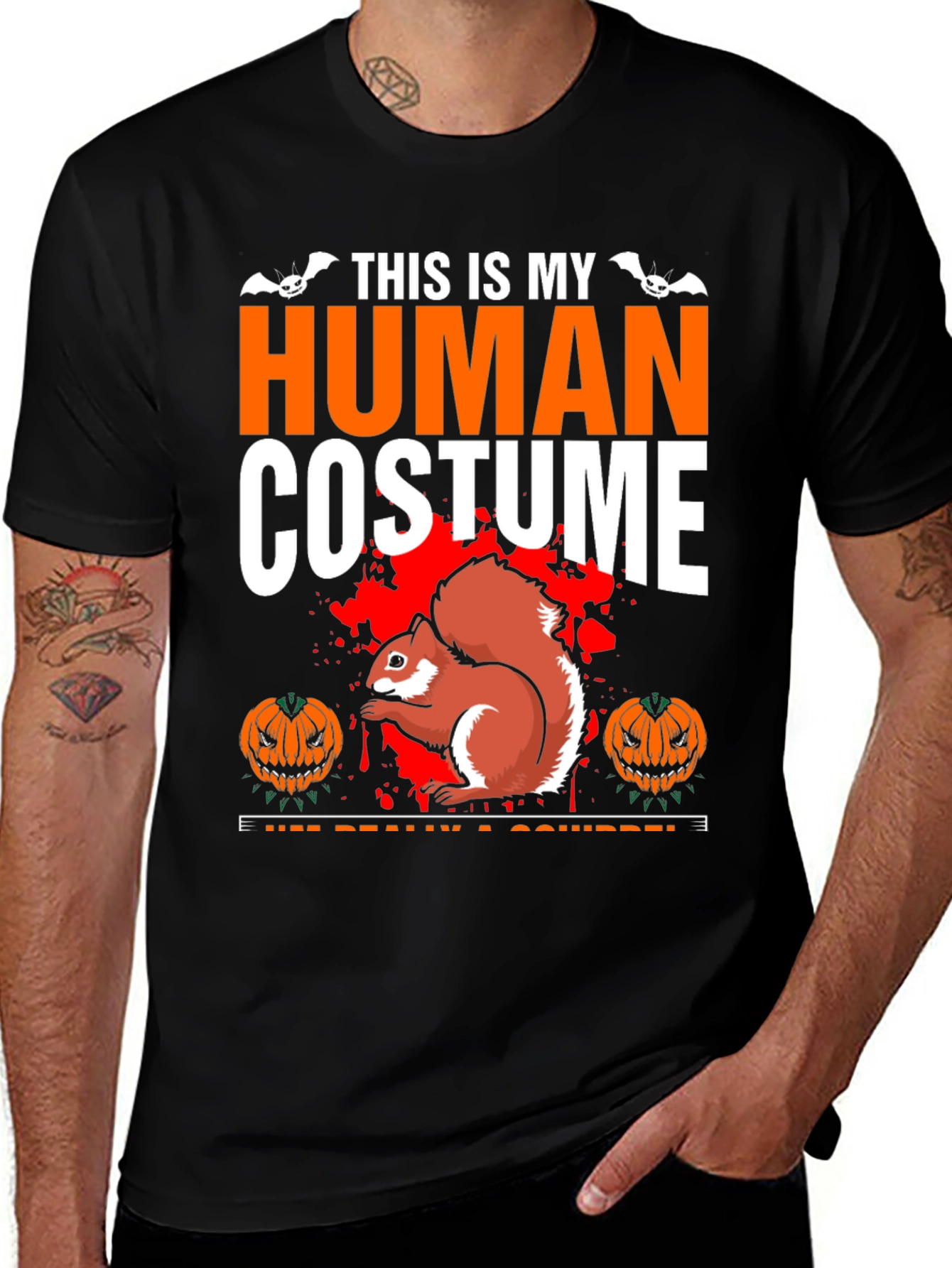 Squirrel Halloween Costume T-Shirt