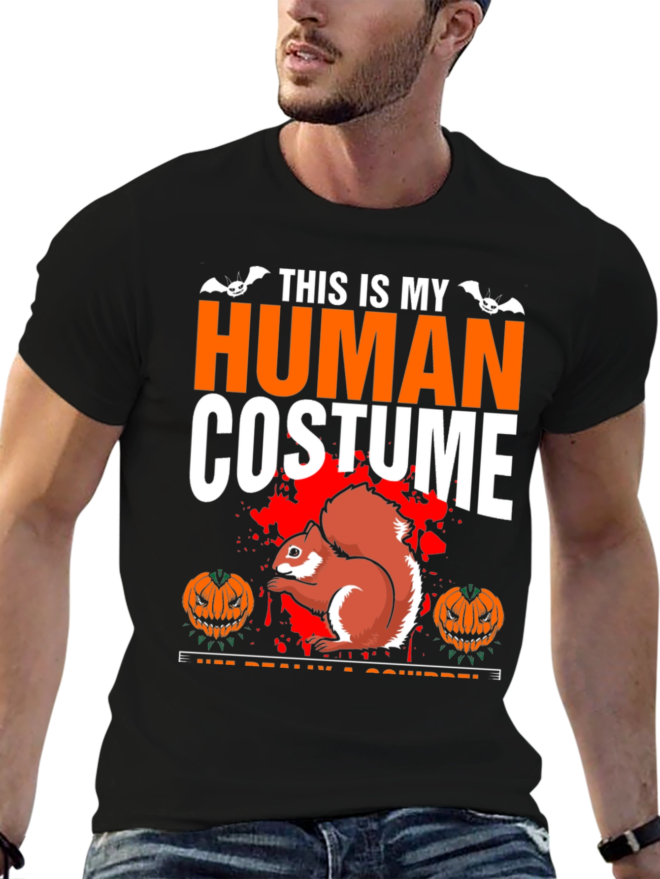 Squirrel Halloween Costume T-Shirt