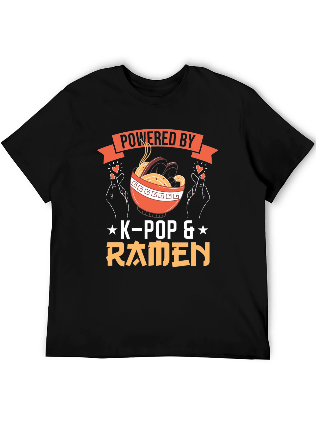 Powered by K-Pop & Ramen T-Shirt