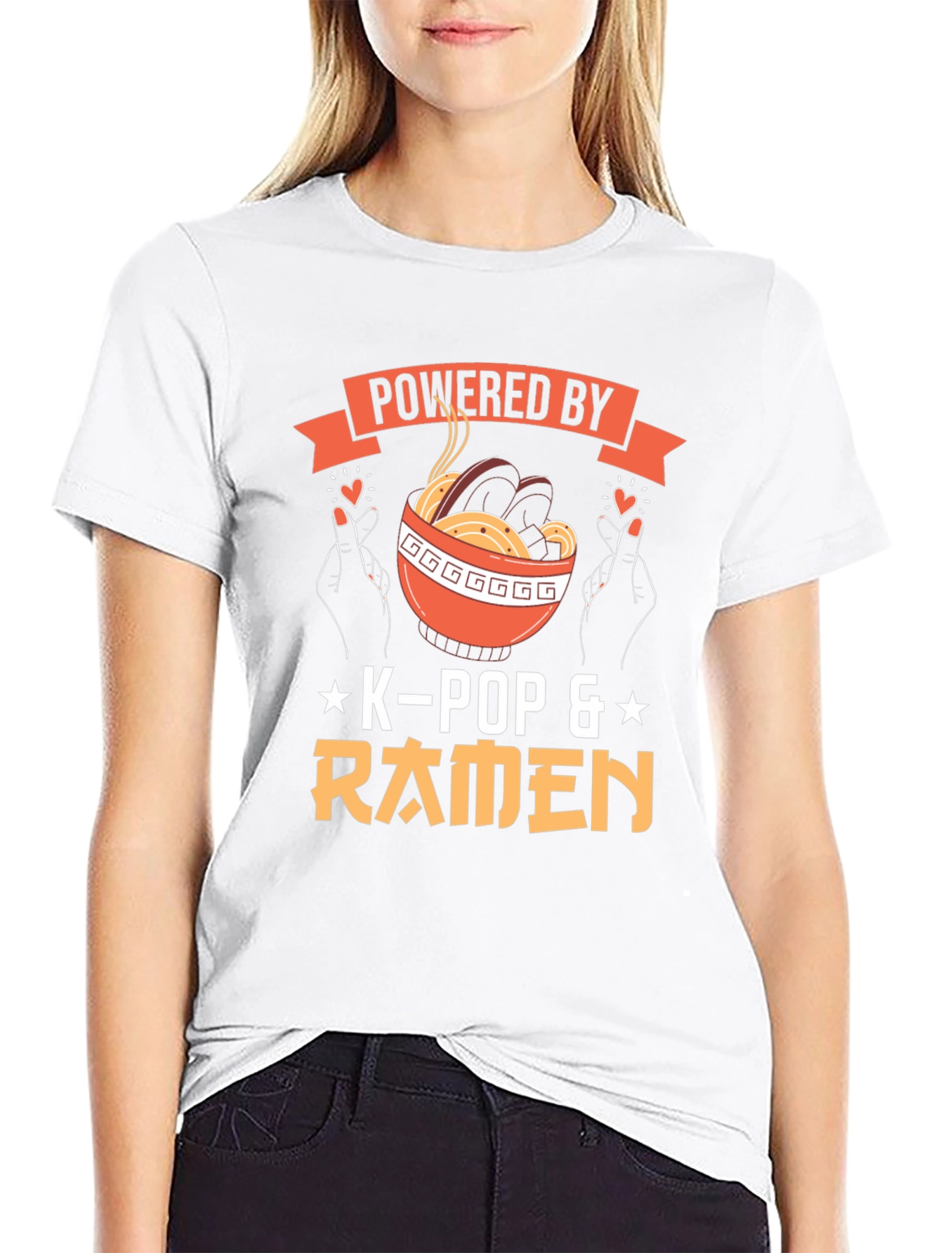 Powered by K-Pop & Ramen T-Shirt