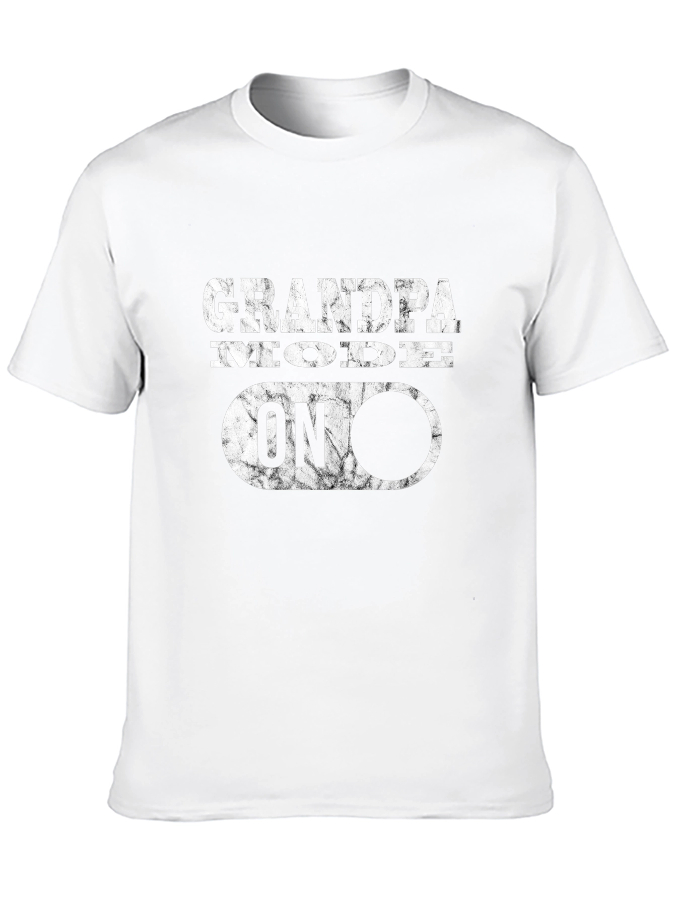 Grandpa Mode On Graphic Tee - Black