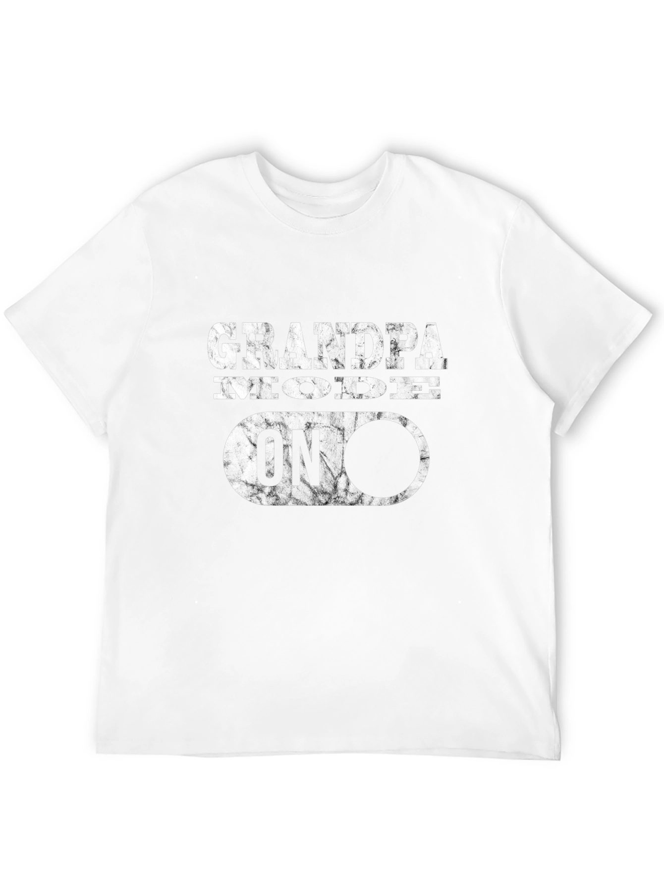 Grandpa Mode On Graphic Tee - Black