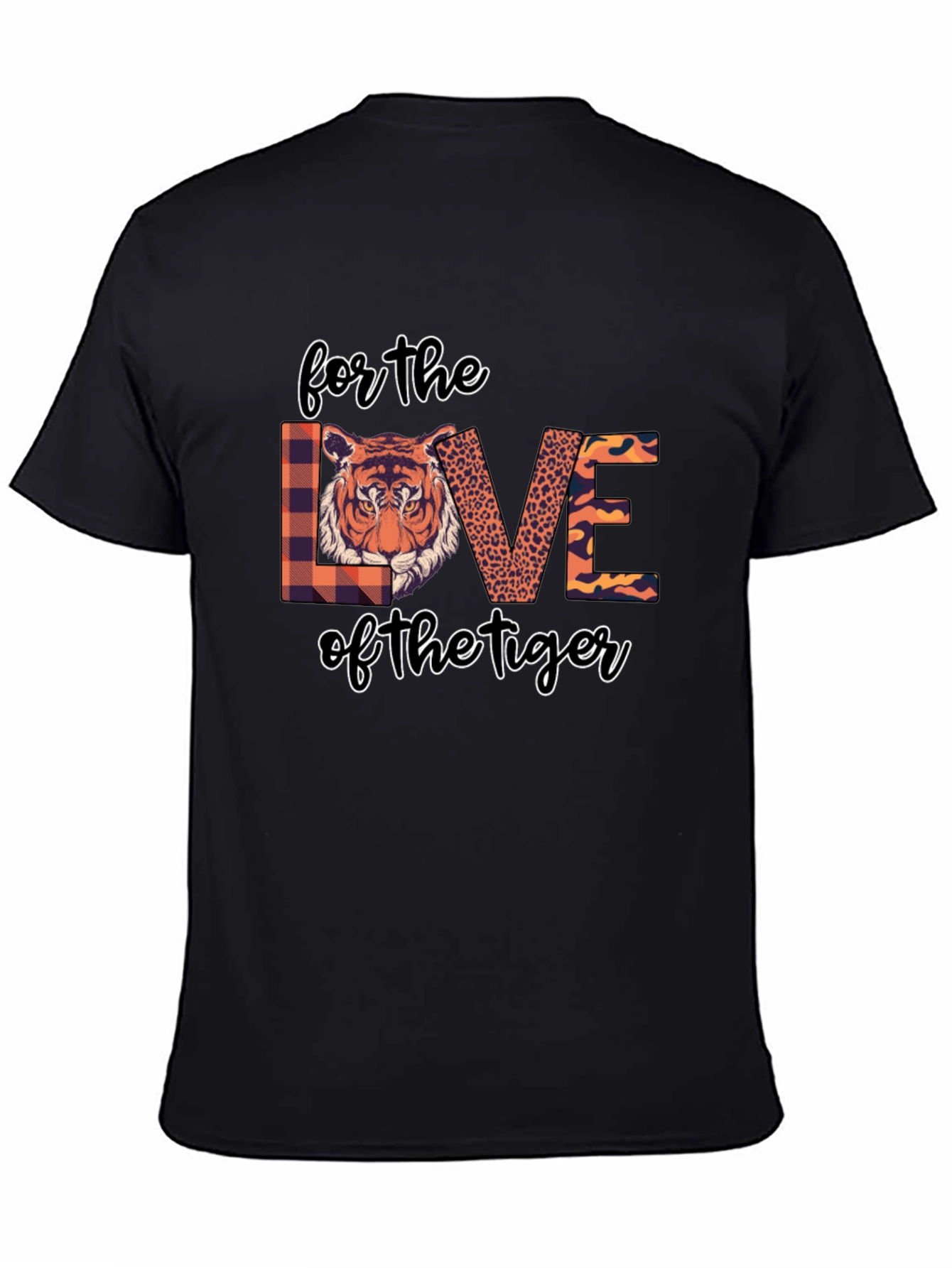 Tiger Love Graphic Tee - Black T-Shirt