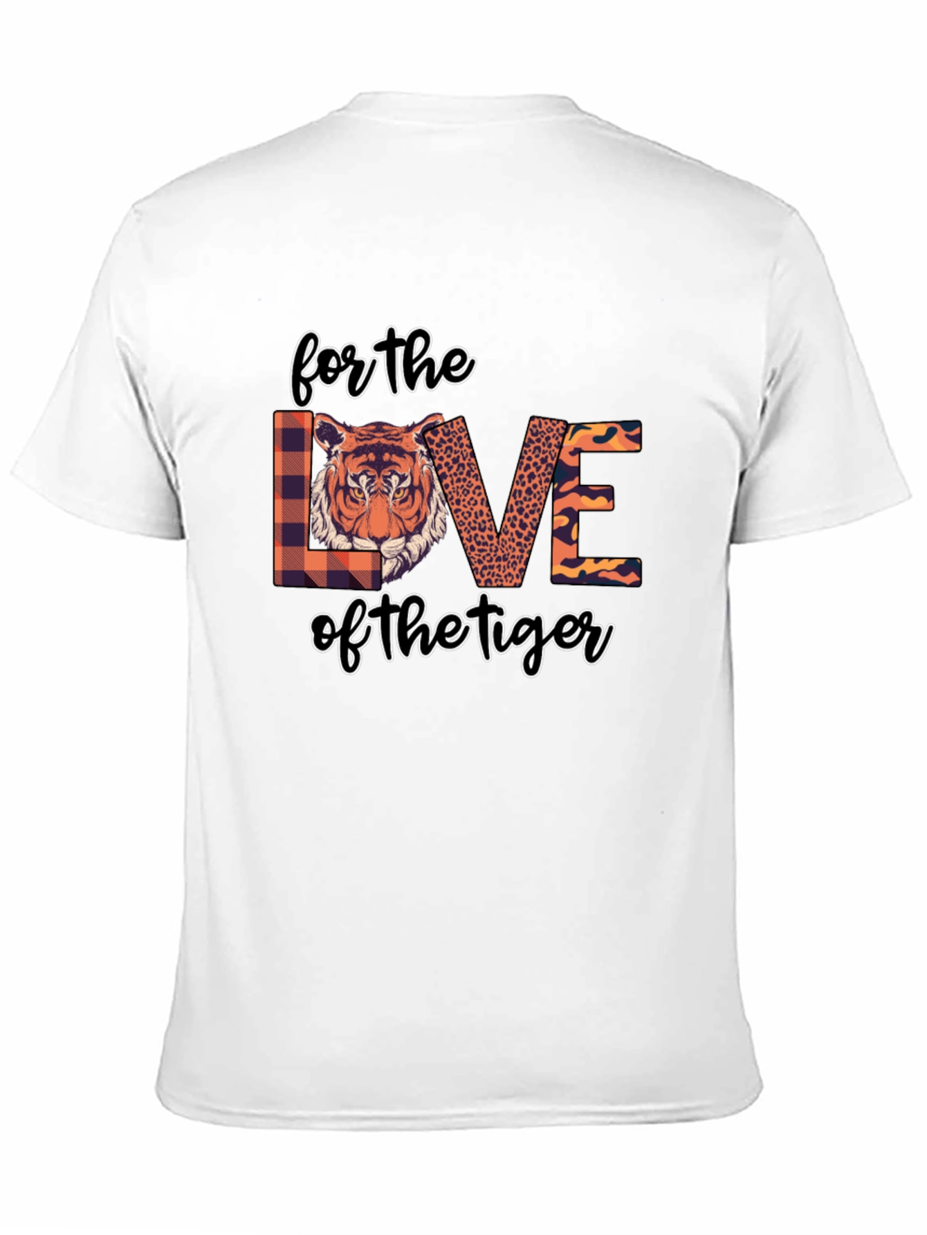 Tiger Love Graphic Tee - Black T-Shirt