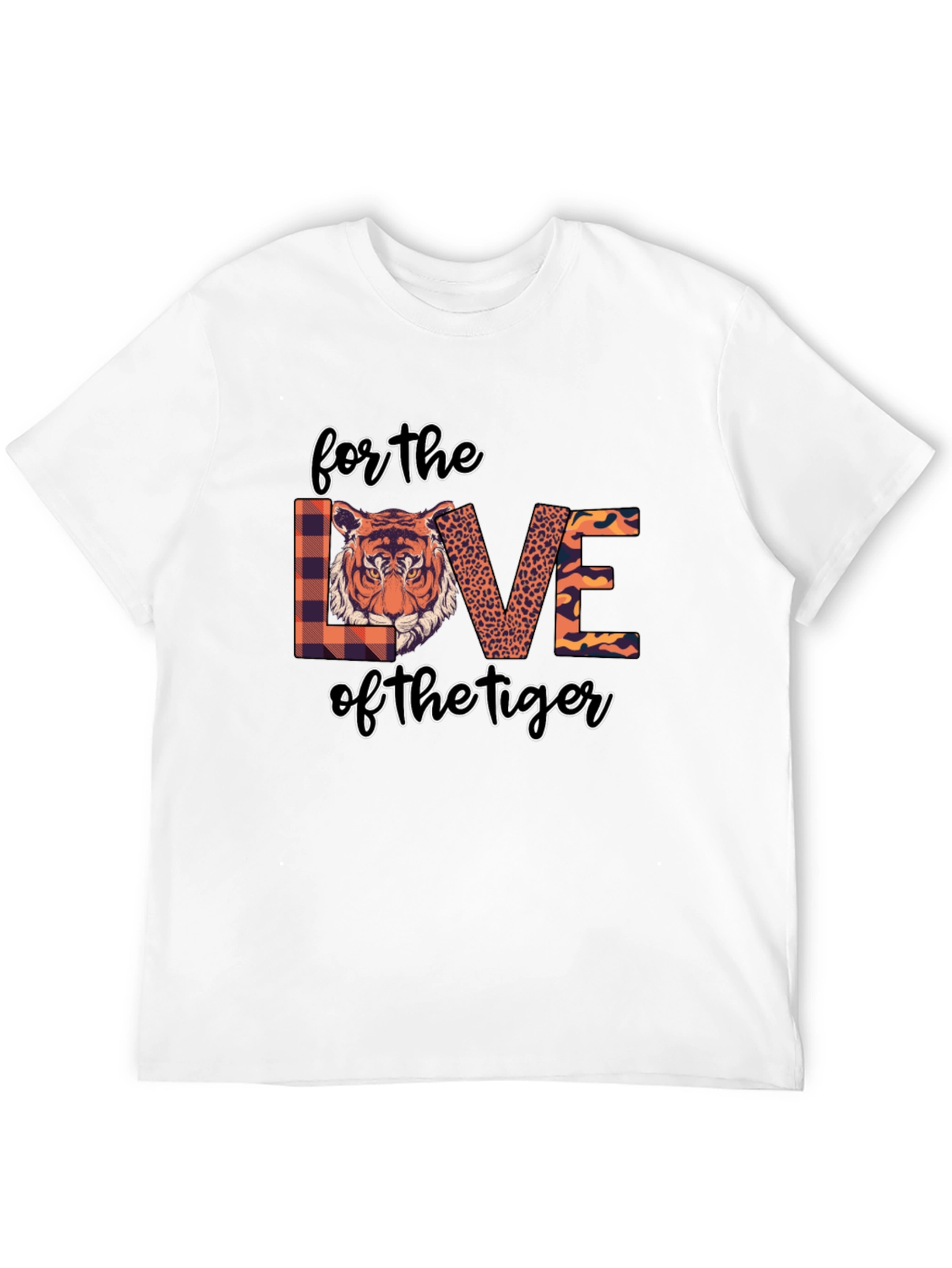 Tiger Love Graphic Tee - Black T-Shirt