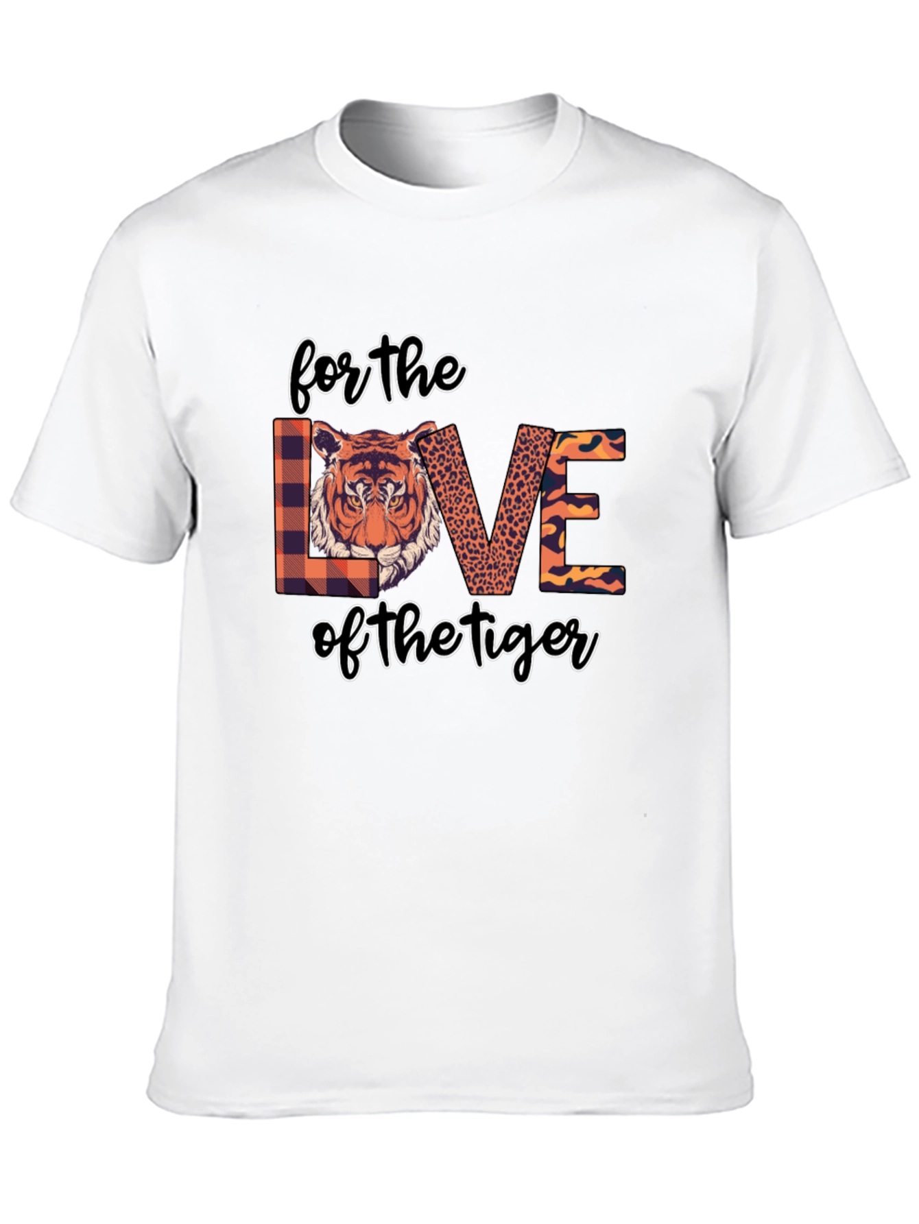 Tiger Love Graphic Tee - Black T-Shirt