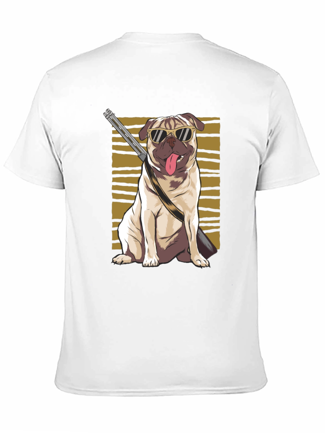 Cool Pug Gun T-Shirt