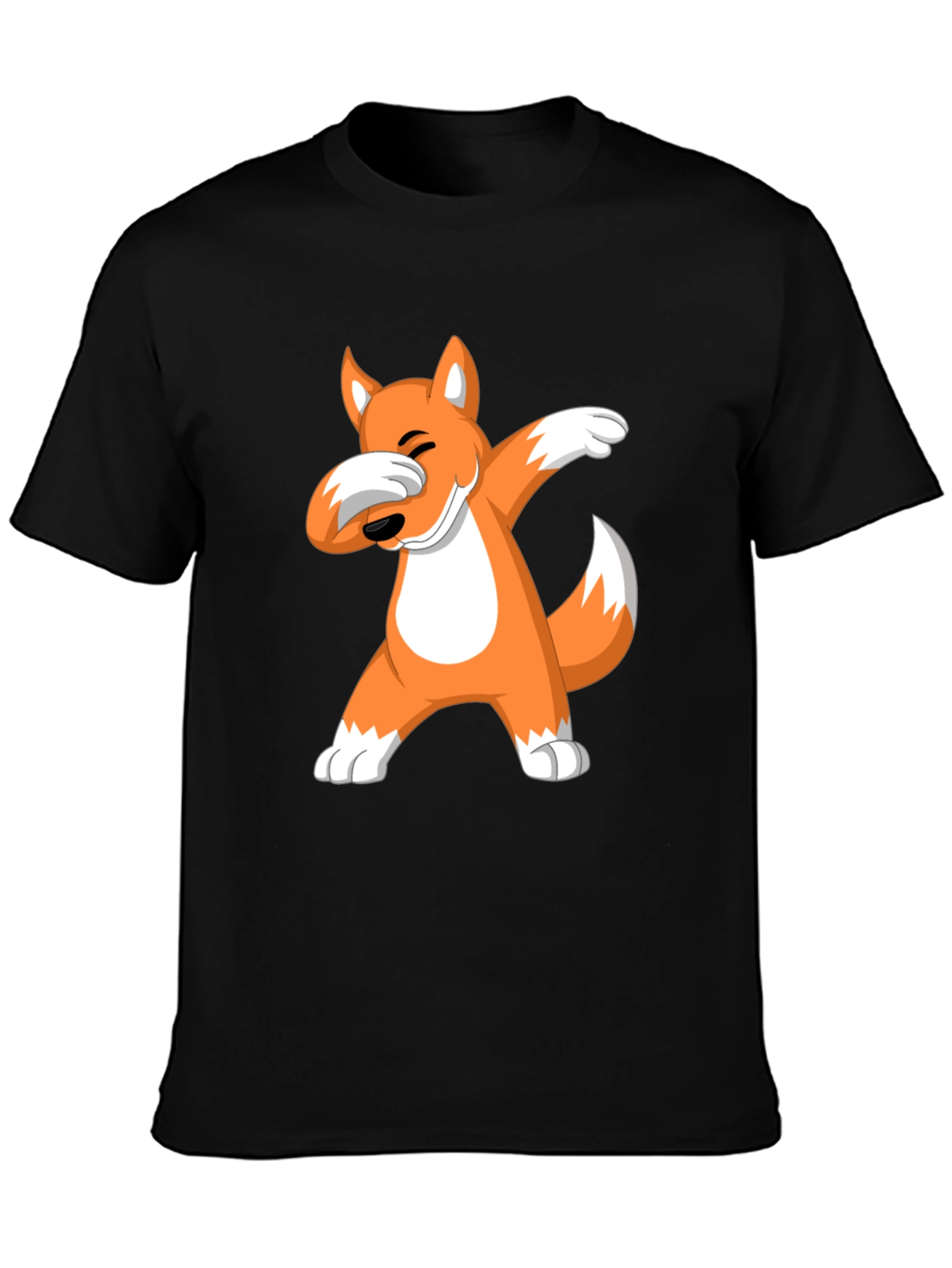 Dabbing Fox Graphic Tee - Cool Cartoon T-Shirt