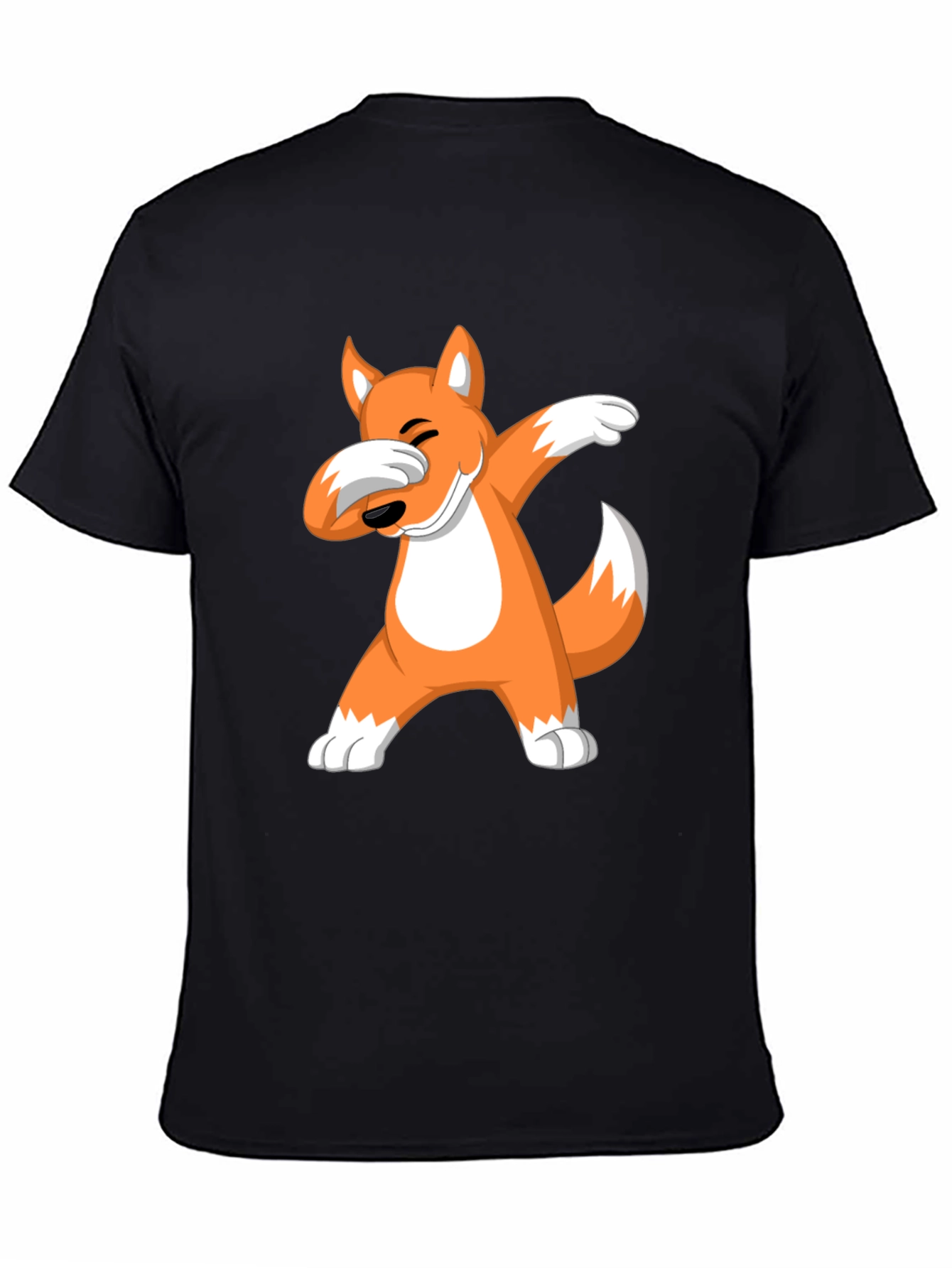 Dabbing Fox Graphic Tee - Cool Cartoon T-Shirt
