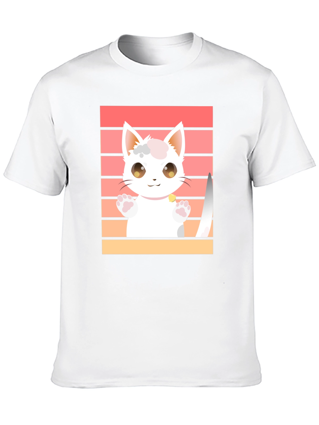 Cute Cat T-Shirt - Kawaii Kitten Graphic Tee