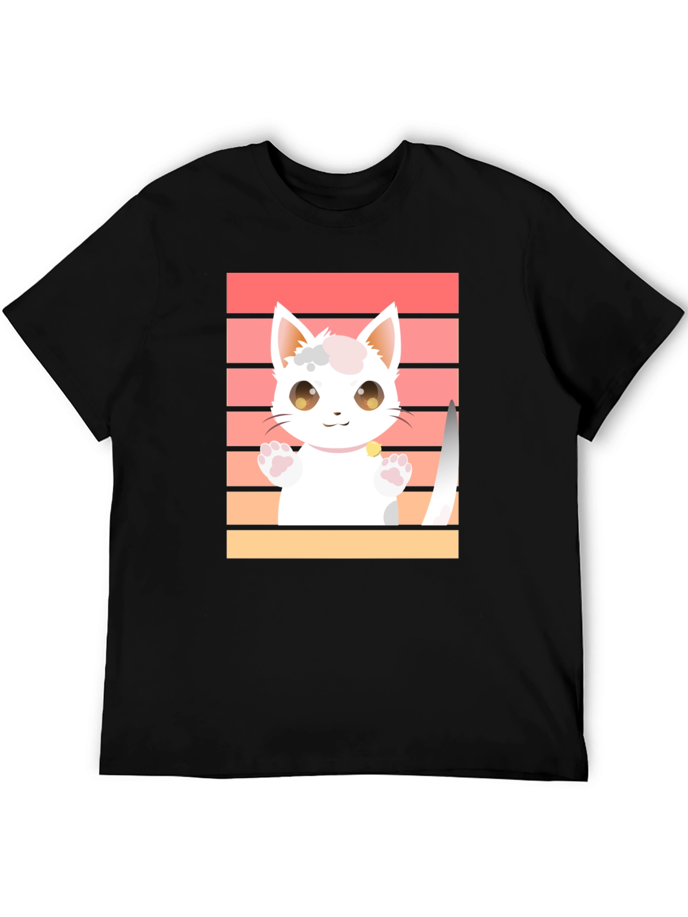Cute Cat T-Shirt - Kawaii Kitten Graphic Tee