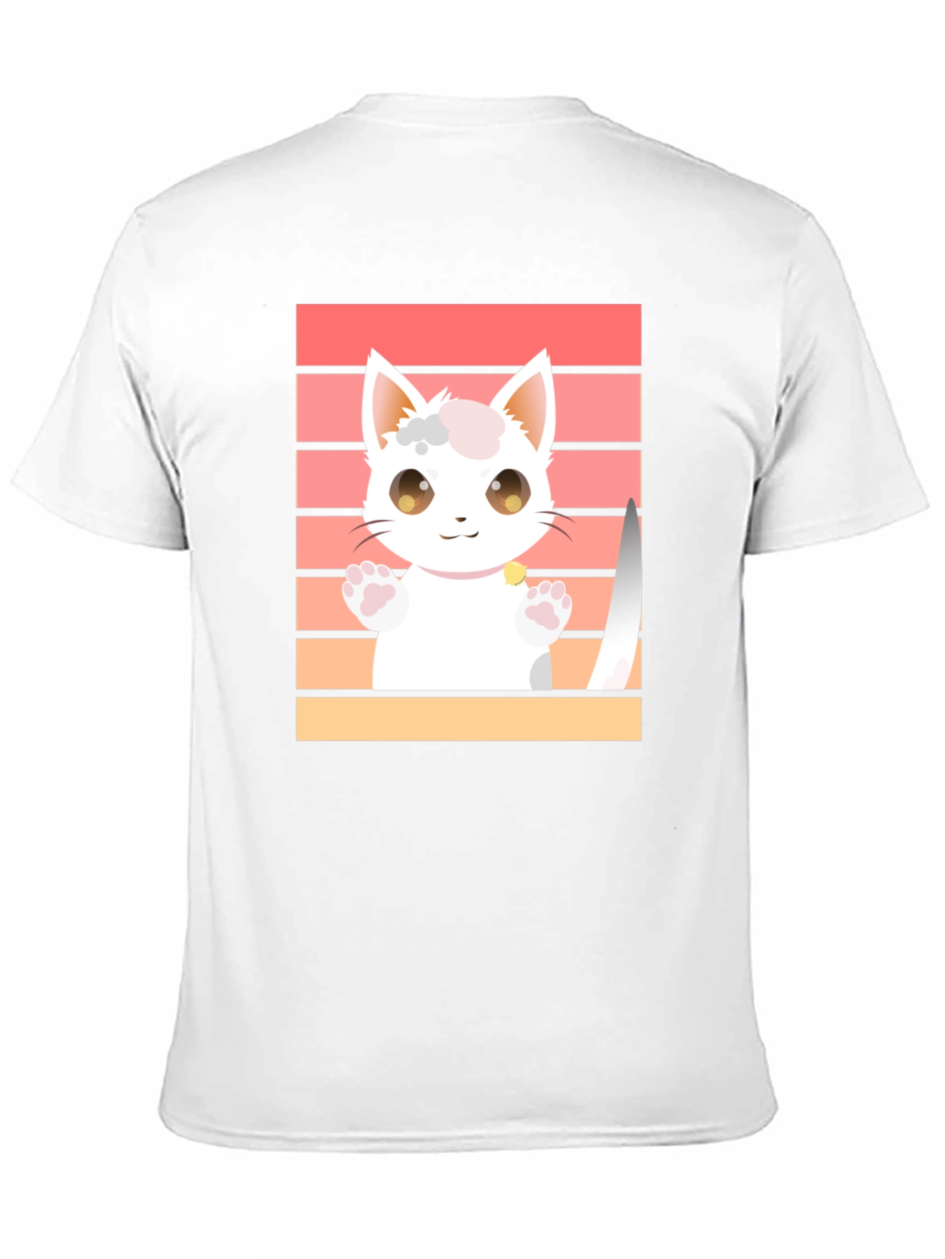 Cute Cat T-Shirt - Kawaii Kitten Graphic Tee