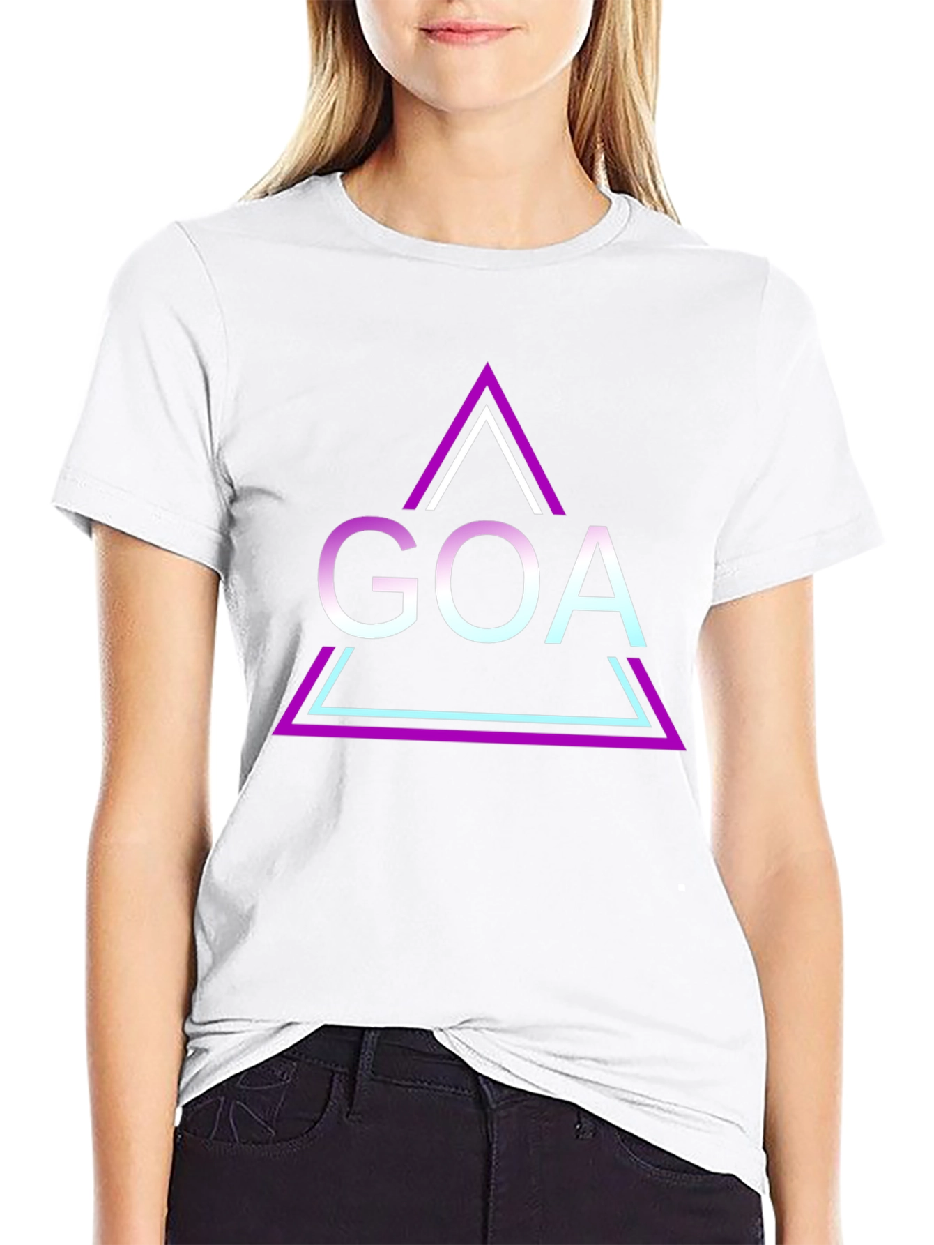 GOA Triangle Graphic Tee - Cool and Trendy