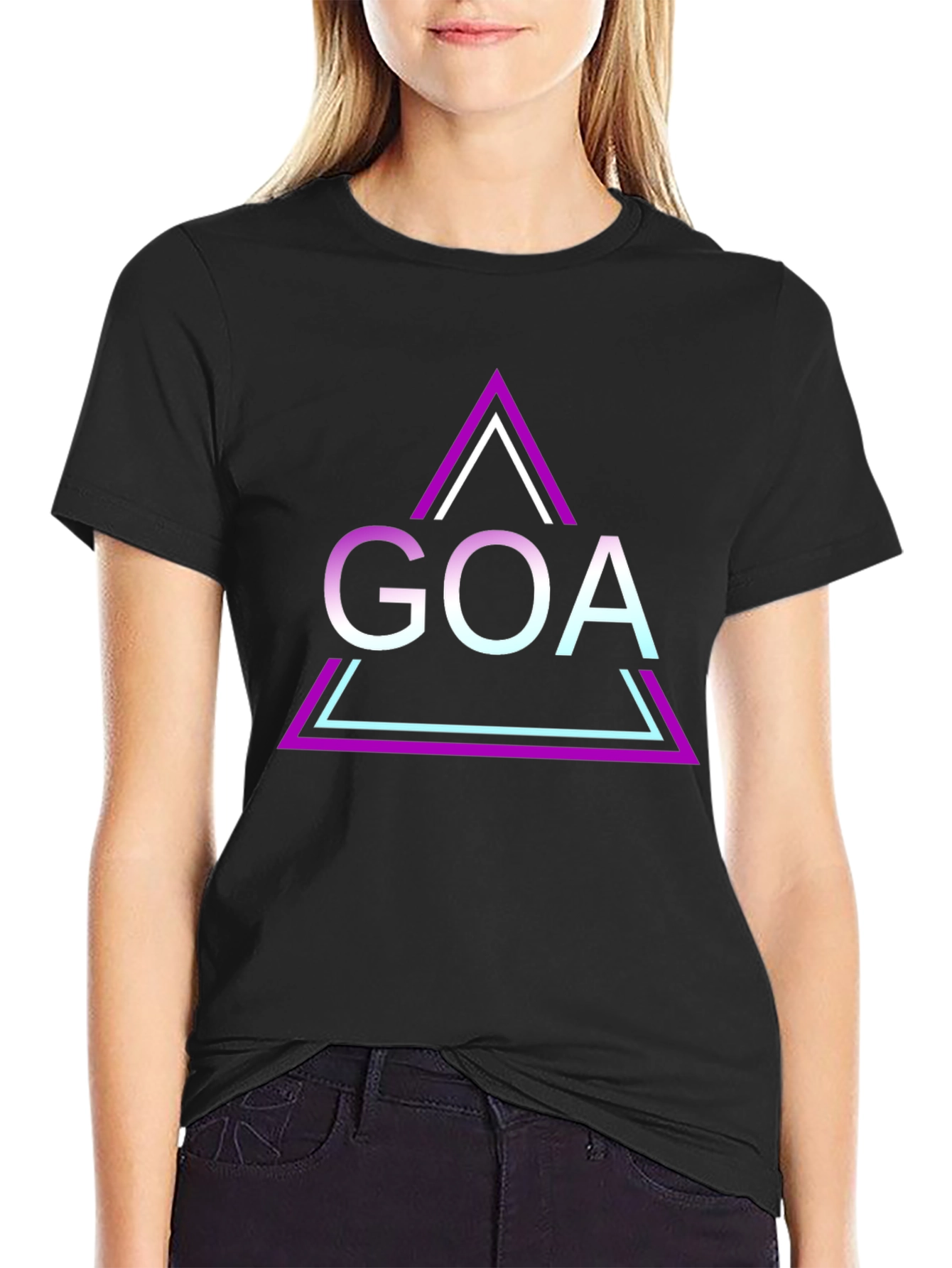 GOA Triangle Graphic Tee - Cool and Trendy