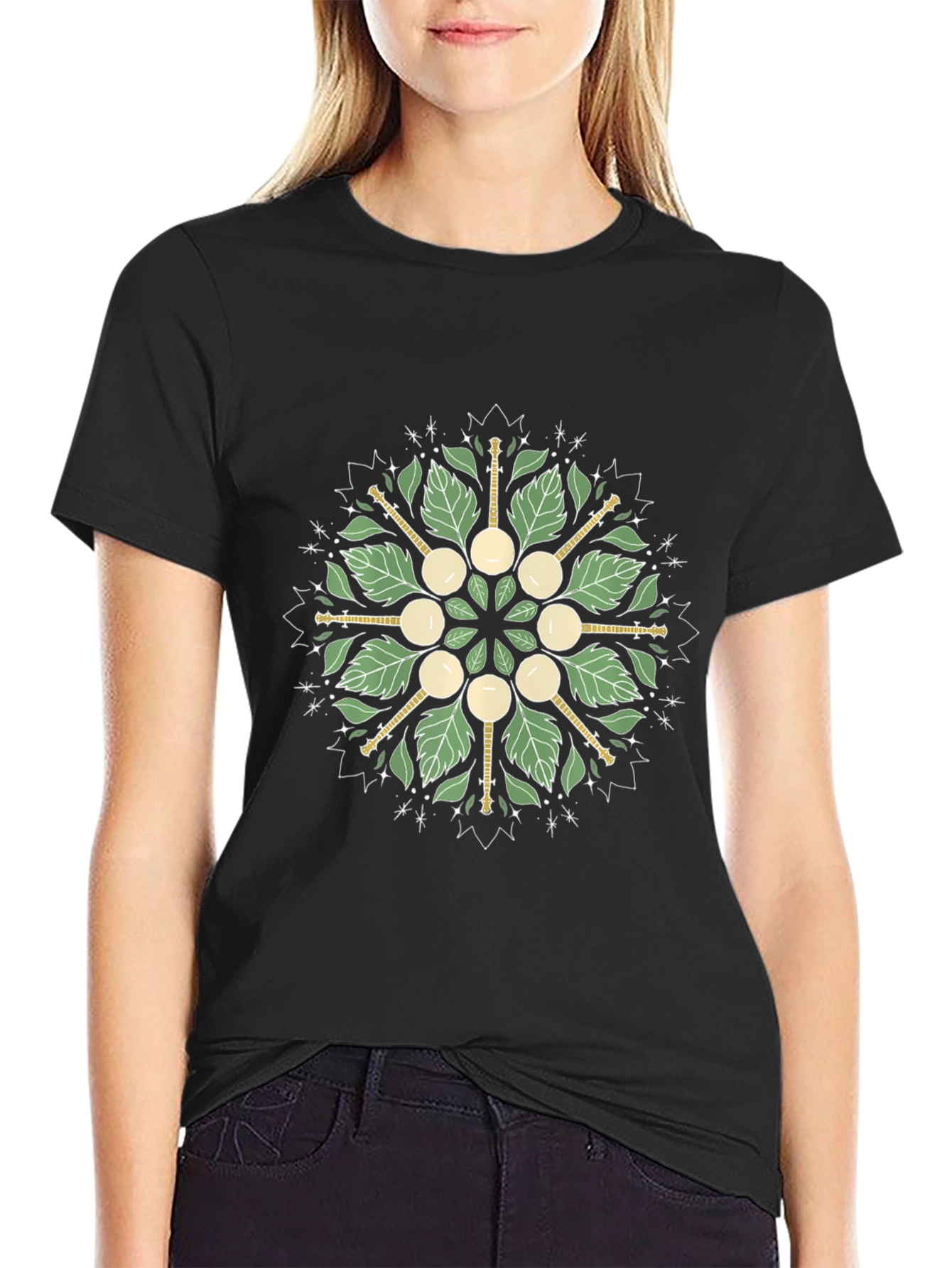 Banjo Mandala Graphic Tee - Unique Music Lovers T-Shirt
