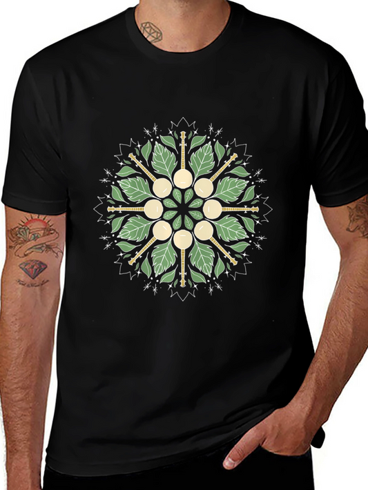 Banjo Mandala Graphic Tee - Unique Music Lovers T-Shirt