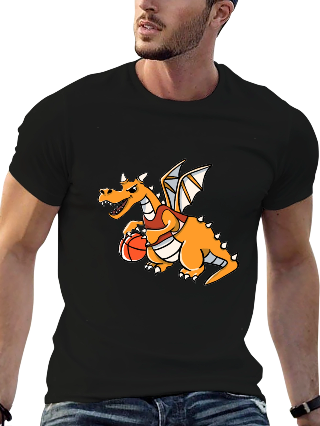 Dragon Basketball Graphic Tee