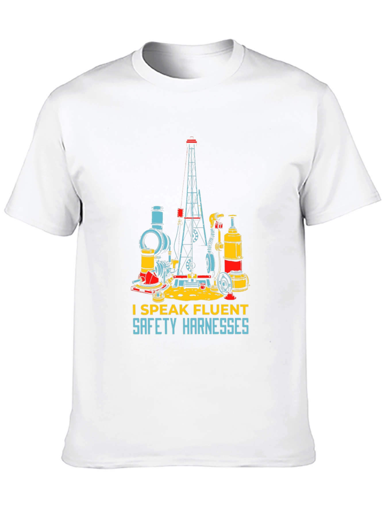 I Speak Fluent Safety Harnesses Black T-Shirt