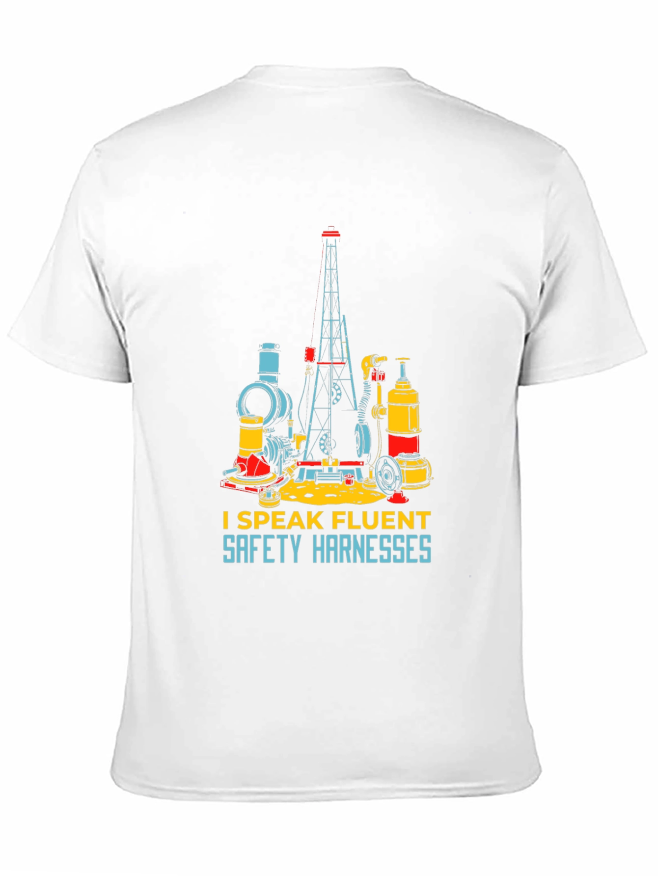 I Speak Fluent Safety Harnesses Black T-Shirt